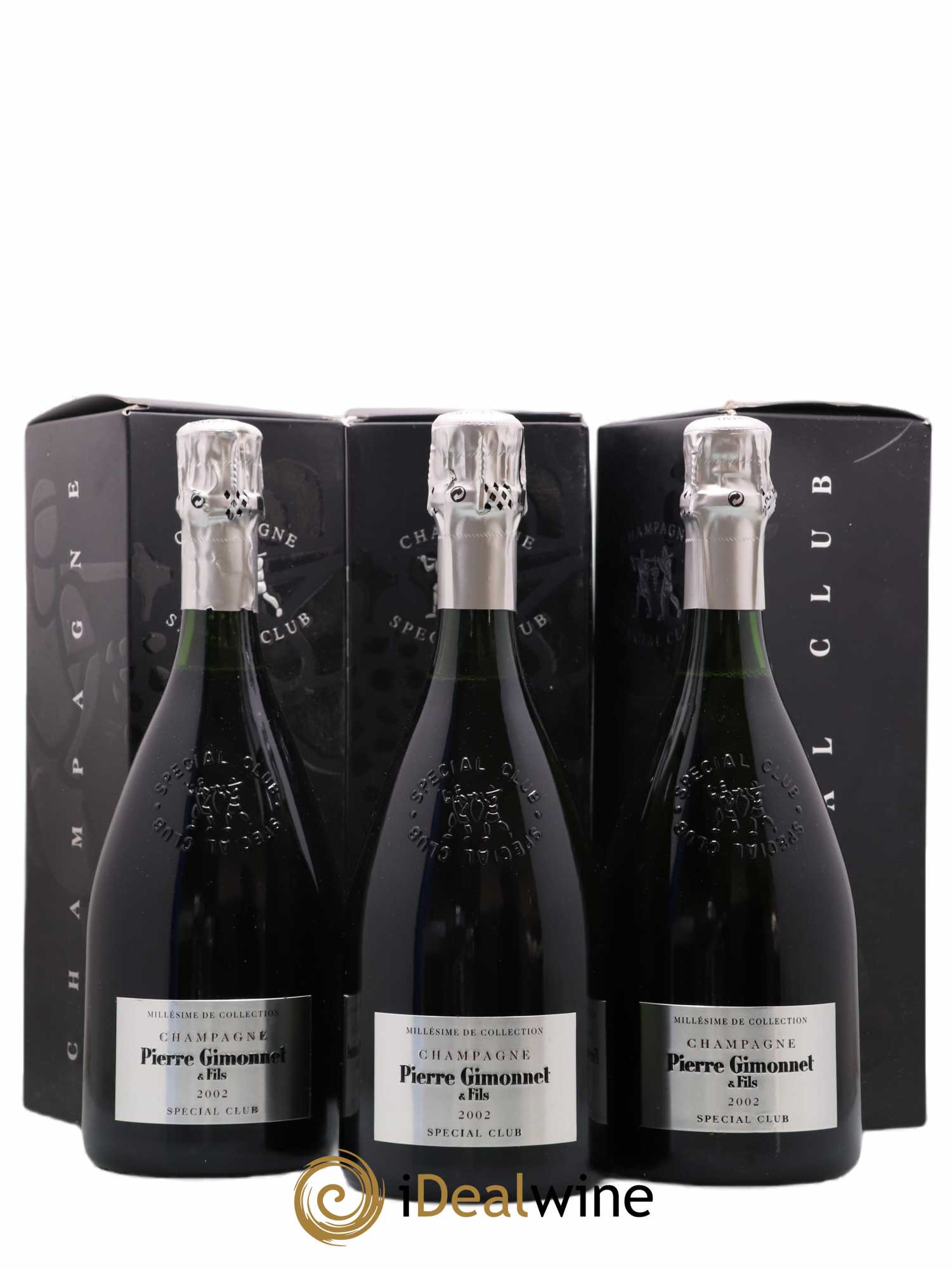 Special Club Pierre Gimonnet 2002 - Lot de 3 bouteilles - 0