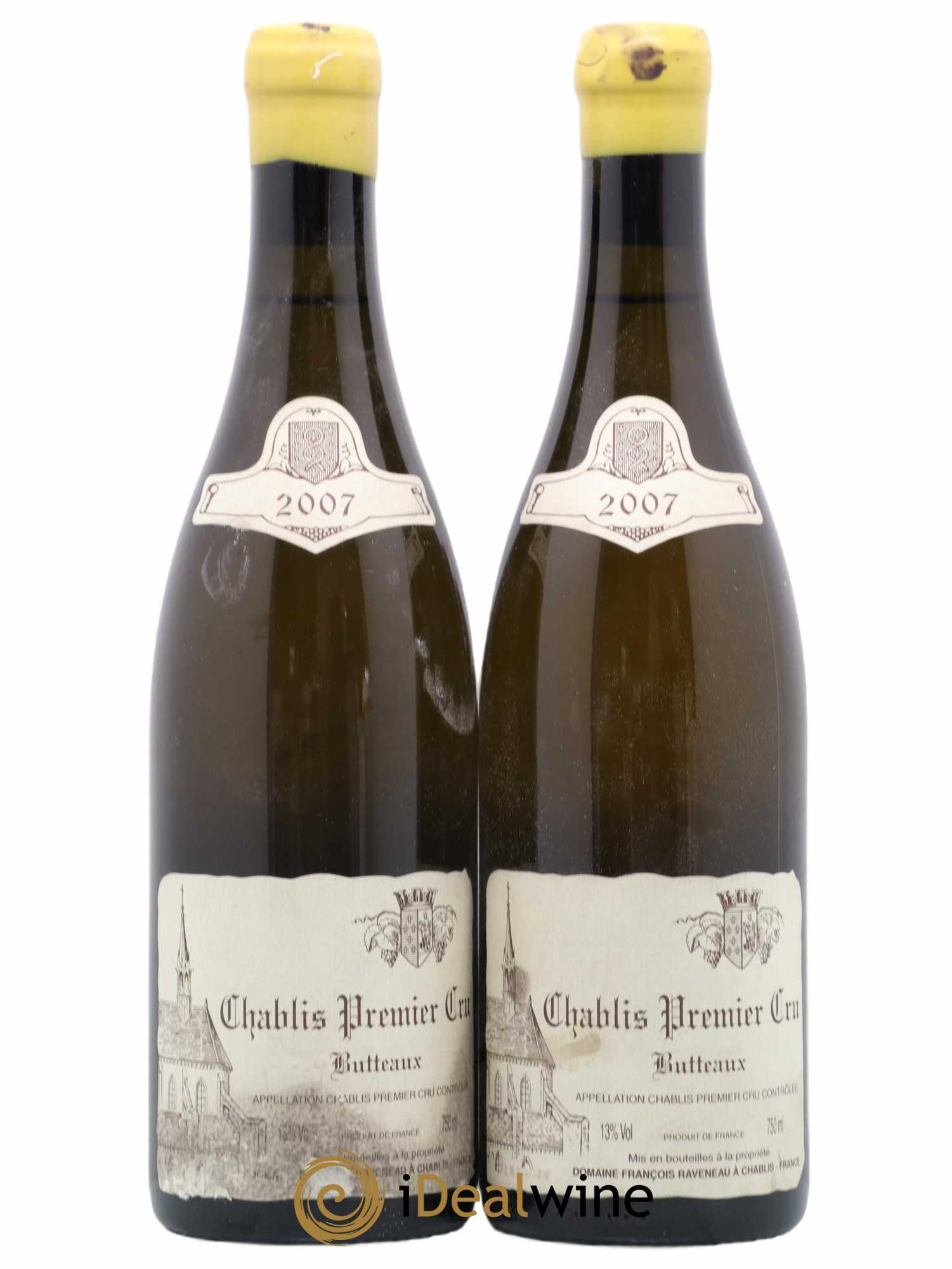 Chablis 1er Cru Butteaux Raveneau (Domaine) 2007 - Posten von 2 Flaschen - 0