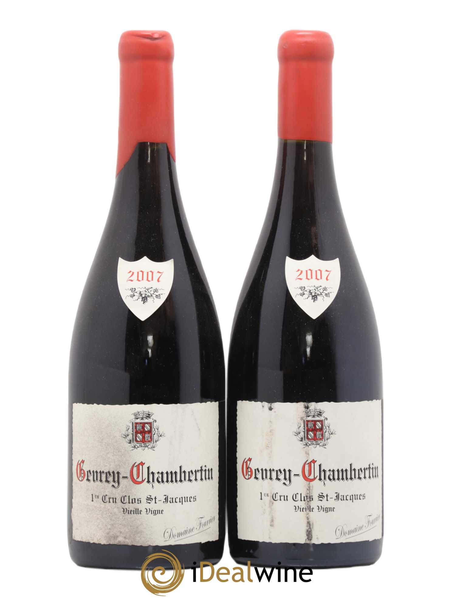 Gevrey-Chambertin 1er Cru Clos Saint-Jacques Vieille Vigne Fourrier (Domaine) 2007 - Lot de 2 bouteilles - 0