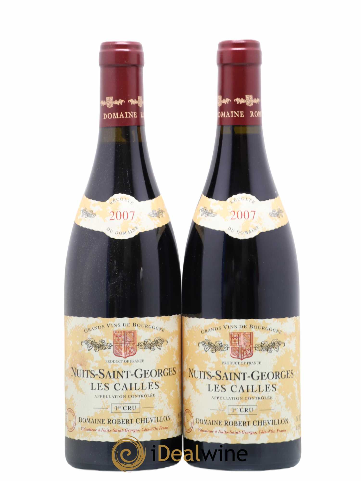 Nuits-Saint-Georges 1er Cru Les Cailles Robert Chevillon Robert Chevillon Les Cailles 2007 - Lot de 2 bouteilles - 0
