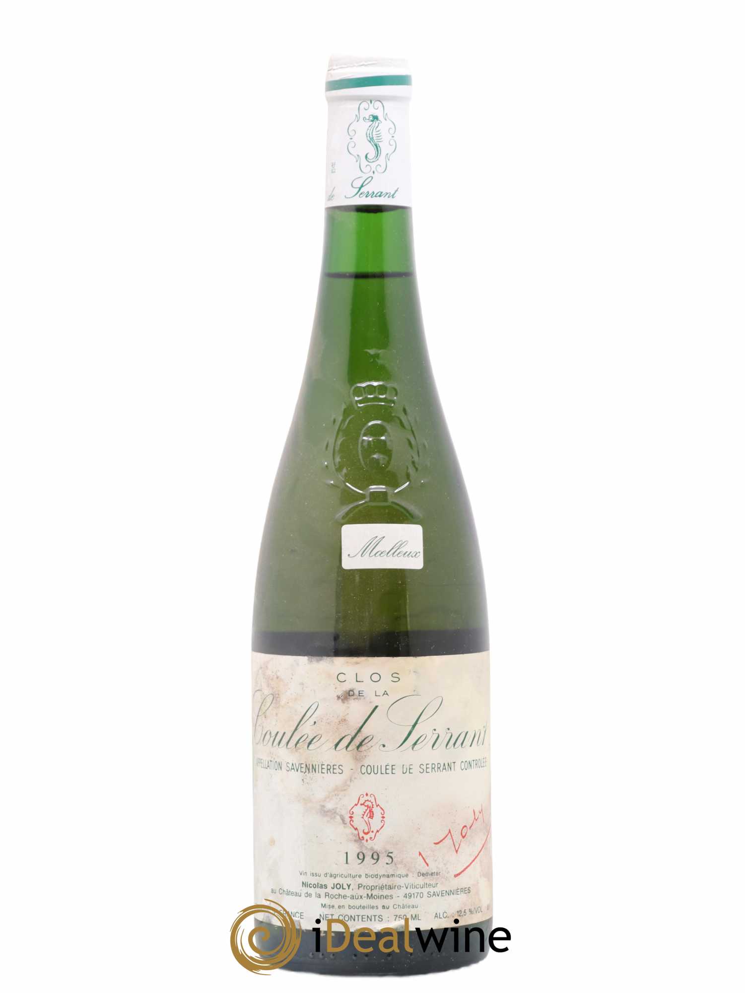 Savennières Clos de la Coulée de Serrant Moelleux Vignobles de la Coulée de Serrant - Nicolas Joly 1995 - Lotto di 1 bottiglia - 0