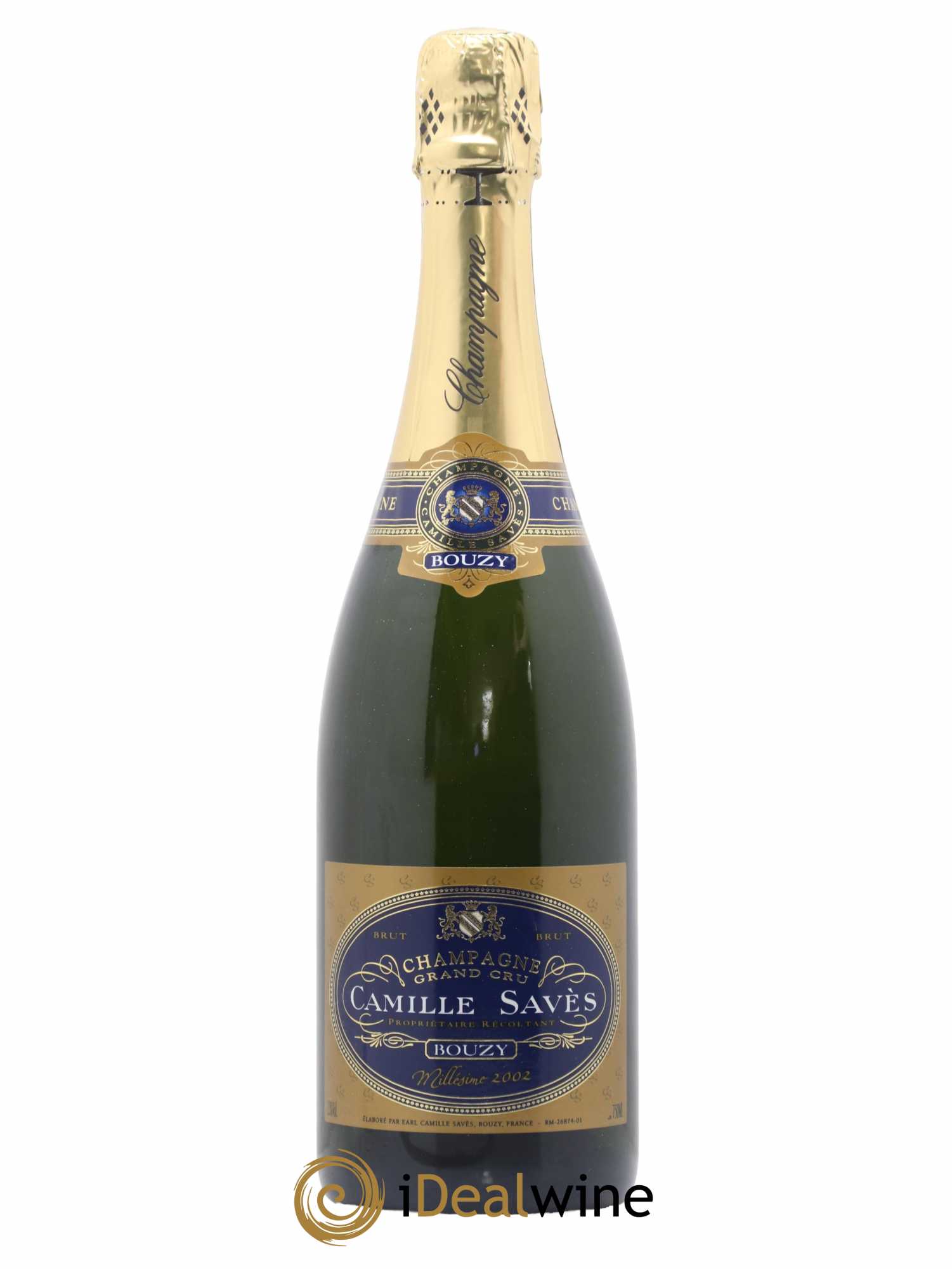 Champagne Grand cru Camille Savés 2002 - Posten von 1 Flasche - 0