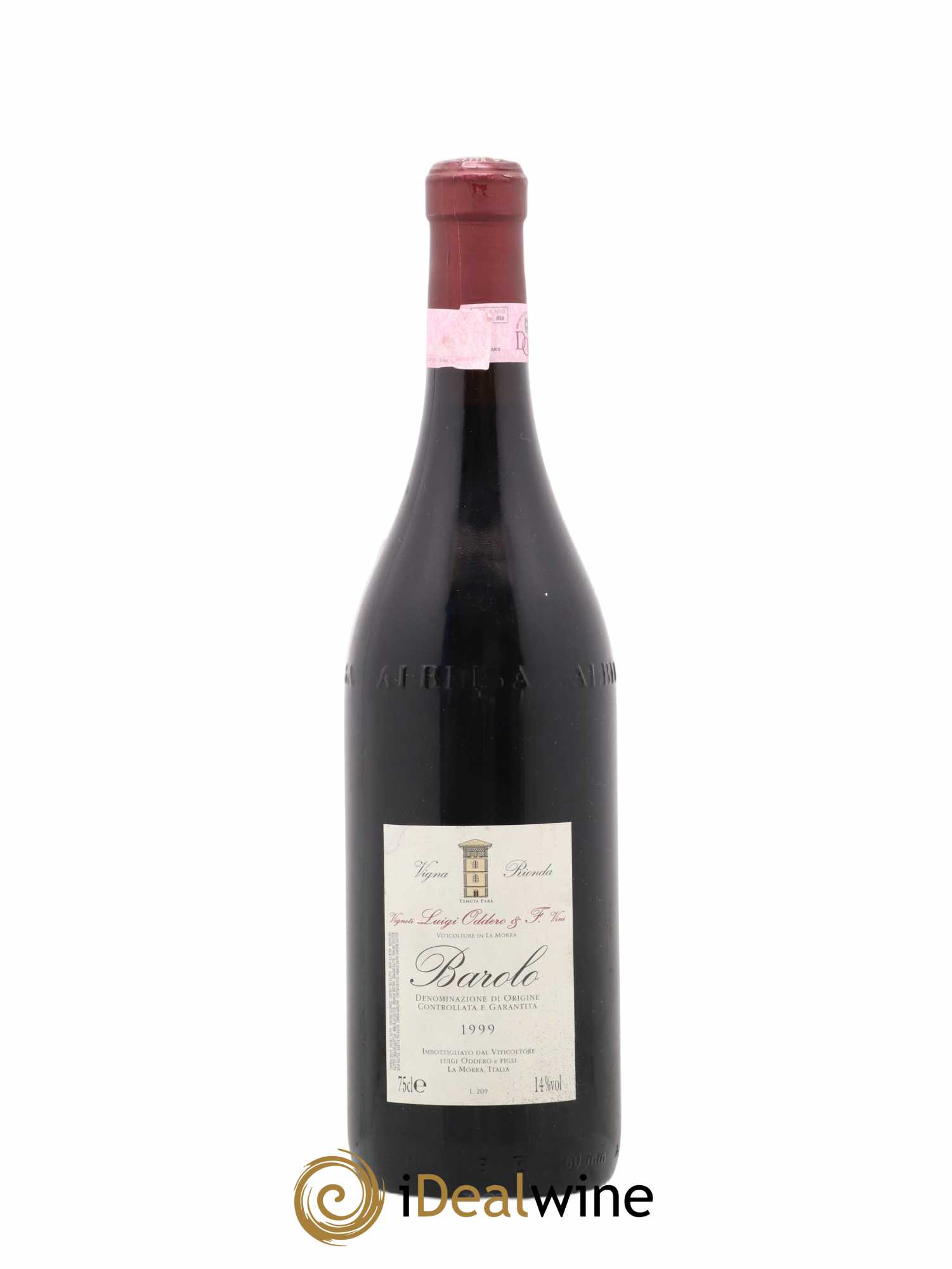 Barolo DOCG Brunate Oddero 1999 - Lot de 1 bouteille - 1