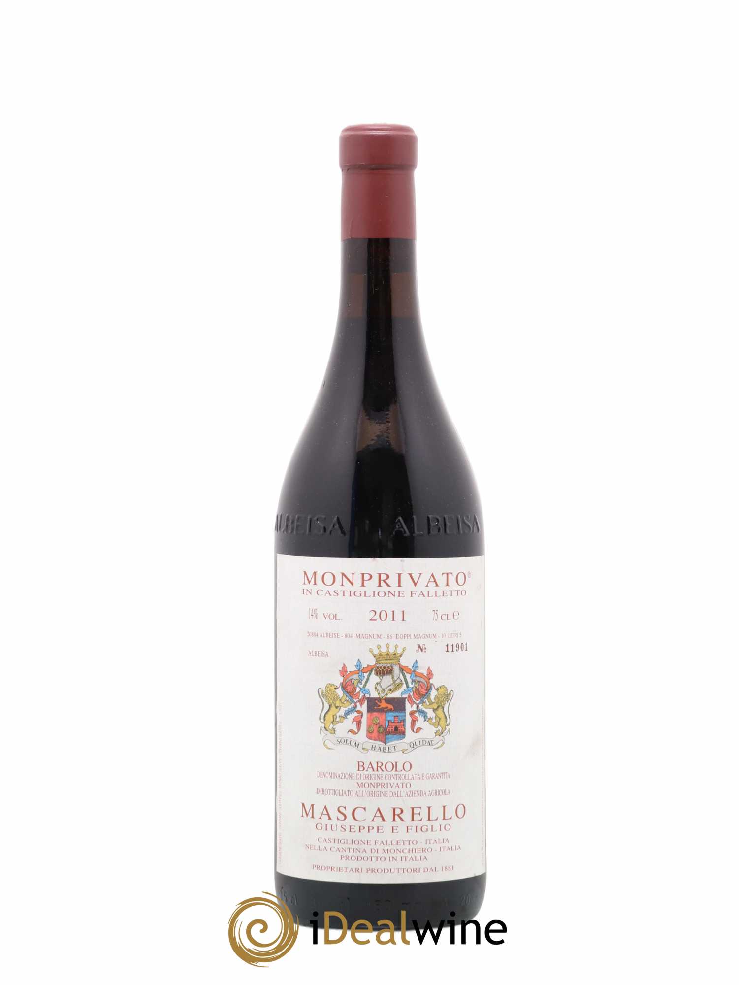 Barolo DOCG Monprivato Giuseppe Mascarello 2011 - Lot de 1 bouteille - 0