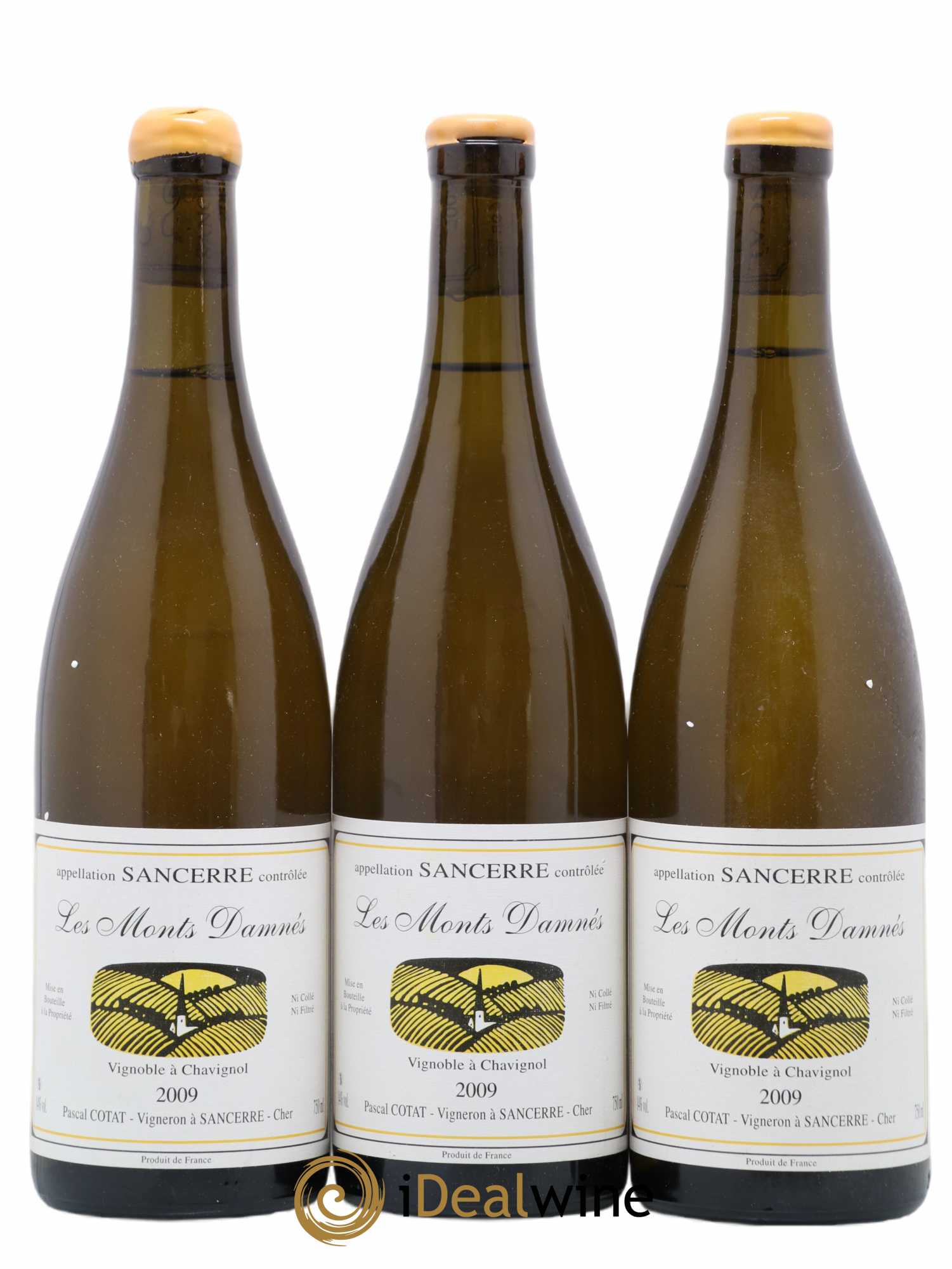 Sancerre Les Monts Damnés Pascal Cotat 2009 - Lot de 3 bouteilles - 0