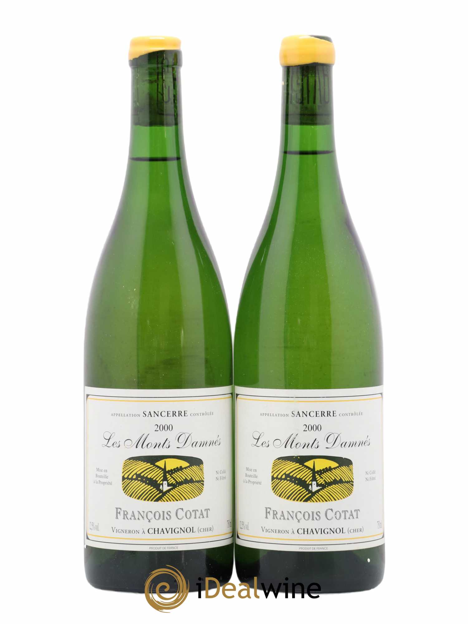 Sancerre Les Monts Damnés François Cotat 2000 - Posten von 2 Flaschen - 0