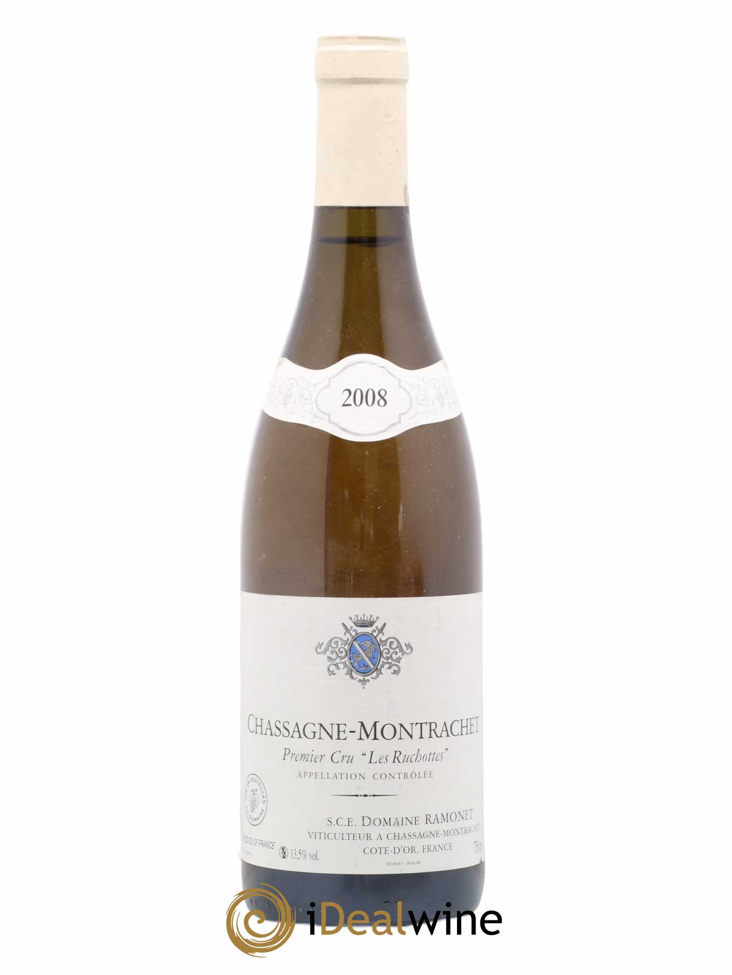 Chassagne-Montrachet 1er Cru Les Ruchottes Ramonet (Domaine) 2008 - Lot de 1 bouteille - 0