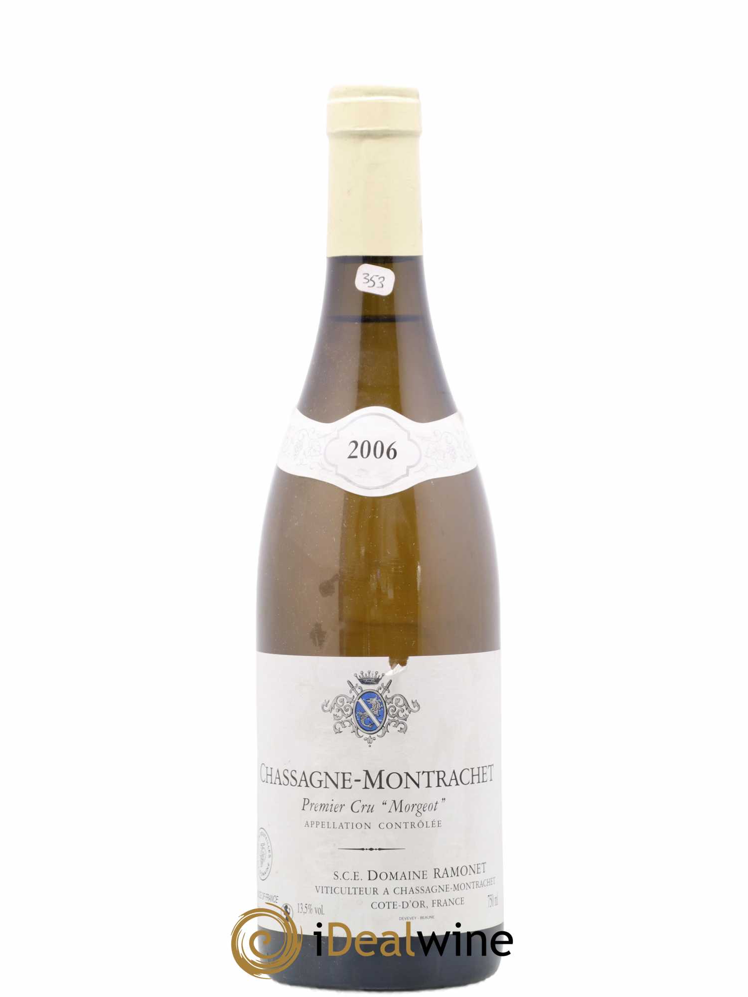 Chassagne-Montrachet 1er Cru Morgeot Ramonet (Domaine) 2006 - Lot de 1 bouteille - 0