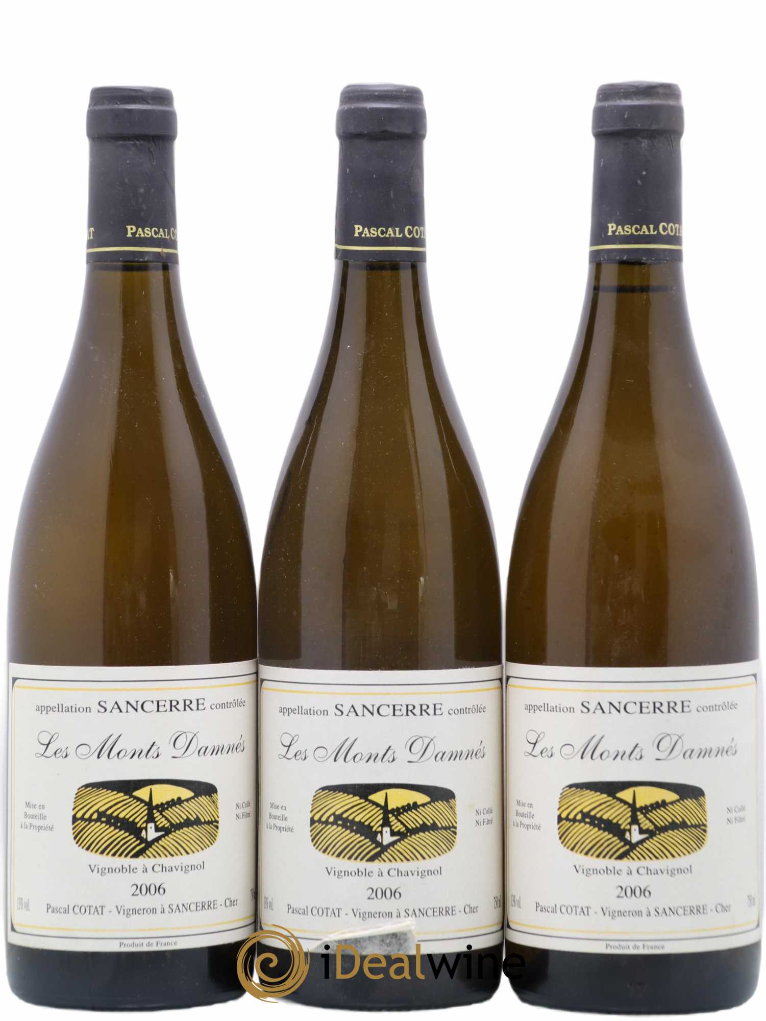 Sancerre Les Monts Damnés Pascal Cotat 2006 - Lot de 3 bouteilles - 0