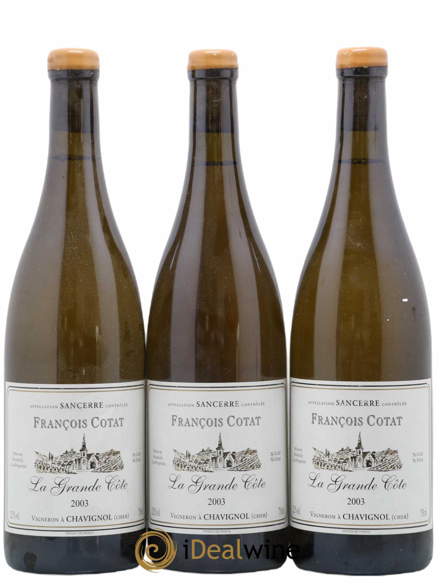 Sancerre La Grande Côte François Cotat 2003 - Lot de 3 bouteilles - 0