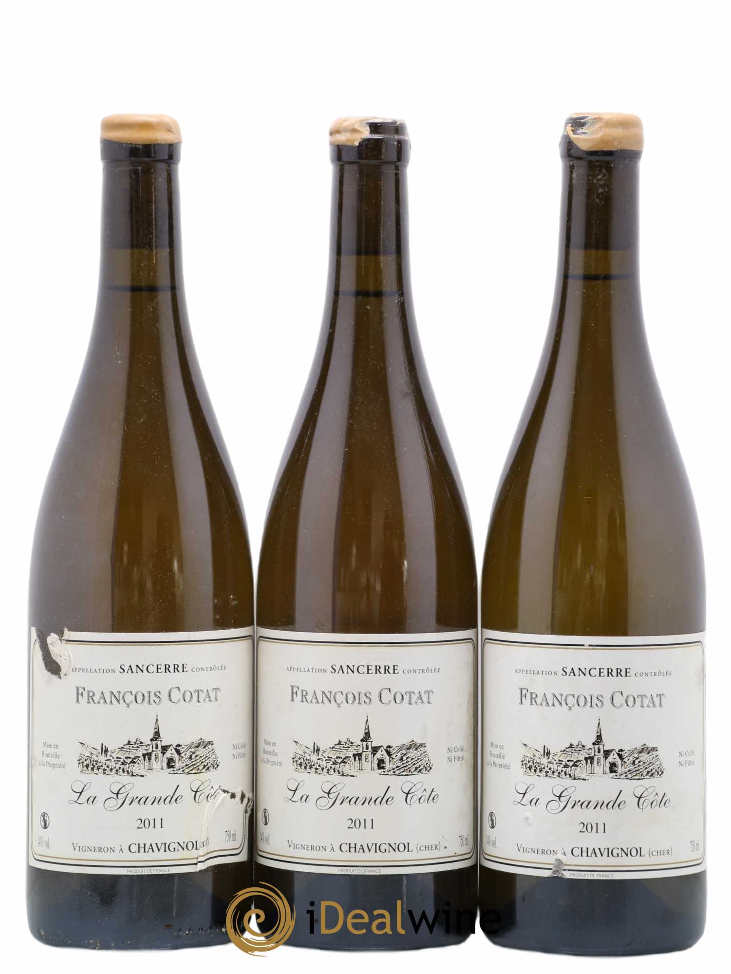 Sancerre La Grande Côte François Cotat 2011 - Lot de 3 bouteilles - 0