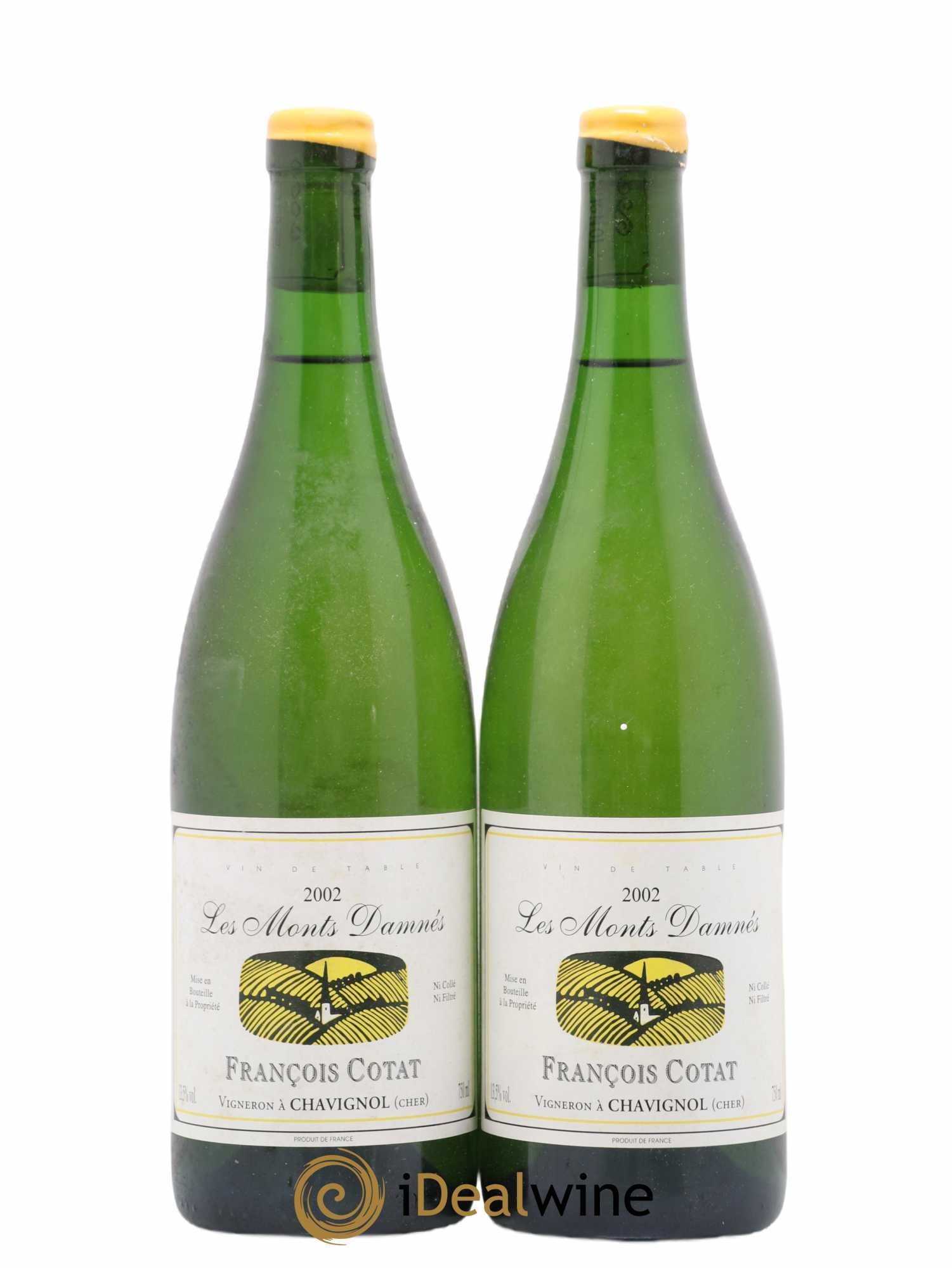 Sancerre Les Monts Damnés François Cotat 2002 - Lot de 2 bouteilles - 0