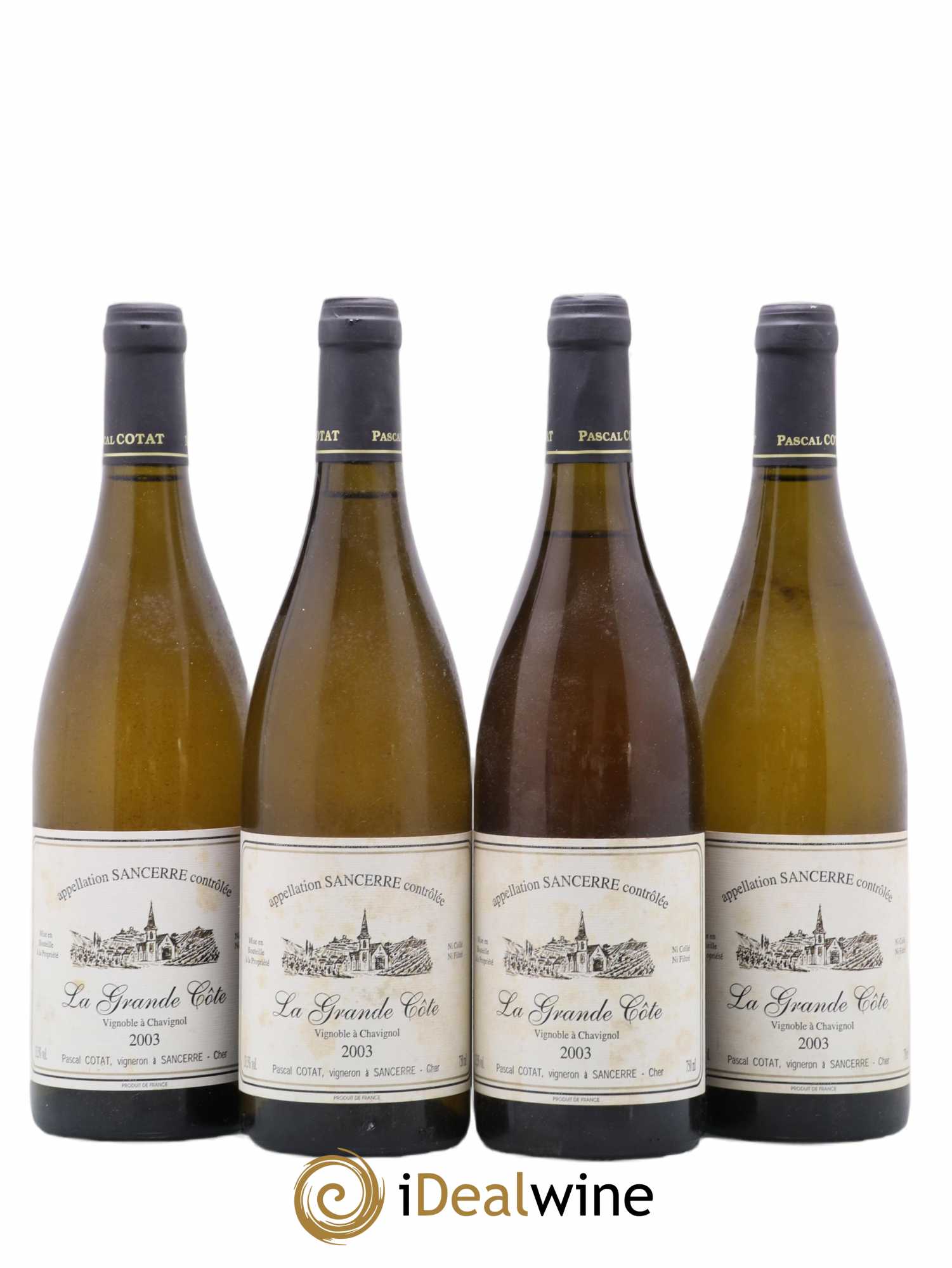 Sancerre La Grande Côte Pascal Cotat 2003 - Lot de 4 bouteilles - 0
