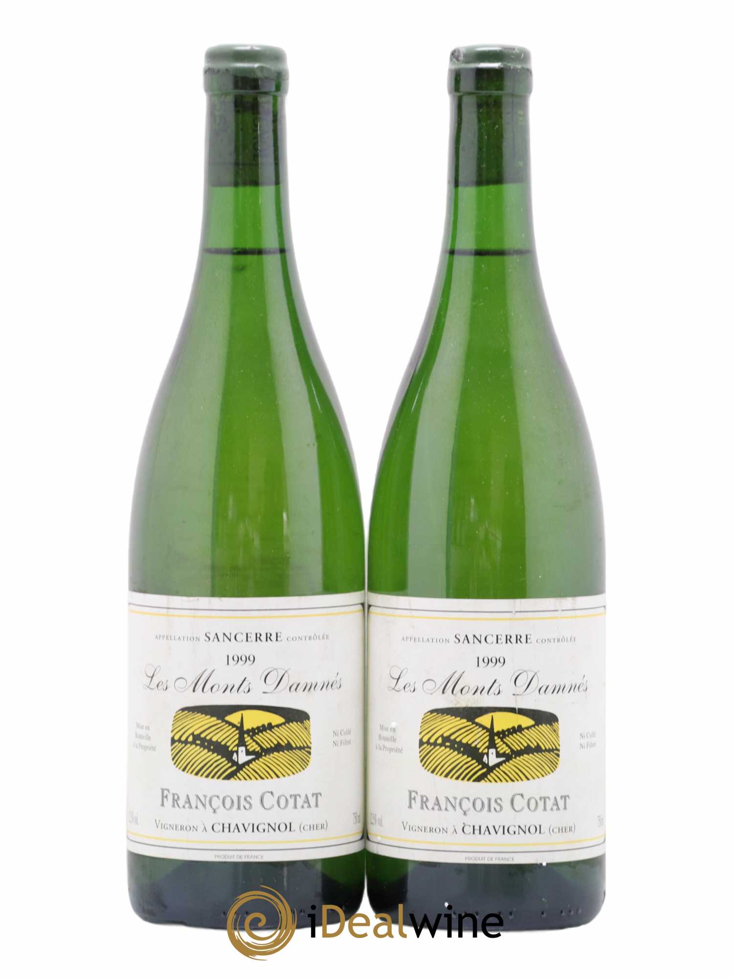 Sancerre Les Monts Damnés François Cotat 1999 - Lot de 2 bouteilles - 0
