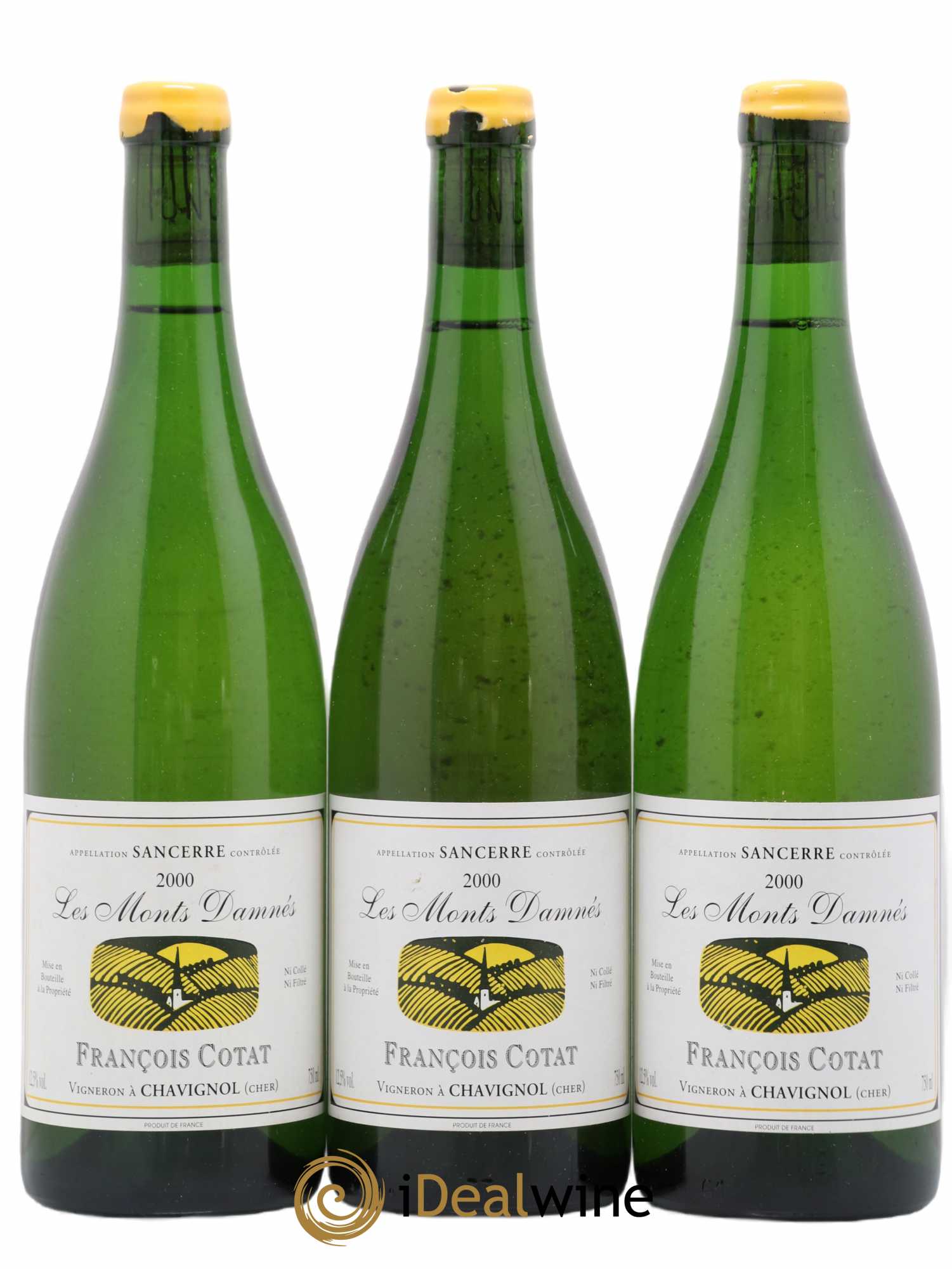 Sancerre Les Monts Damnés François Cotat 2000 - Lot de 3 bouteilles - 0