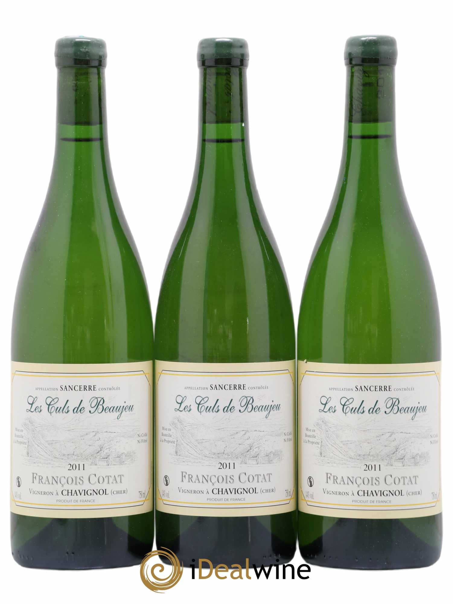Sancerre Les Culs de Beaujeu François Cotat 2011 - Lot de 3 bouteilles - 0