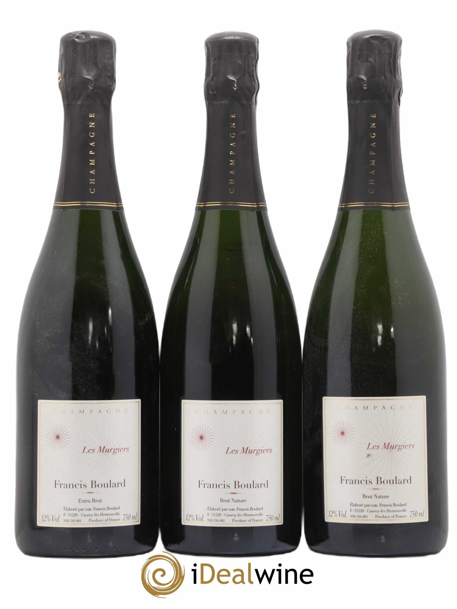 Les Murgiers Blanc de Noirs Extra-Brut Francis Boulard - Lot de 3 bouteilles - 0