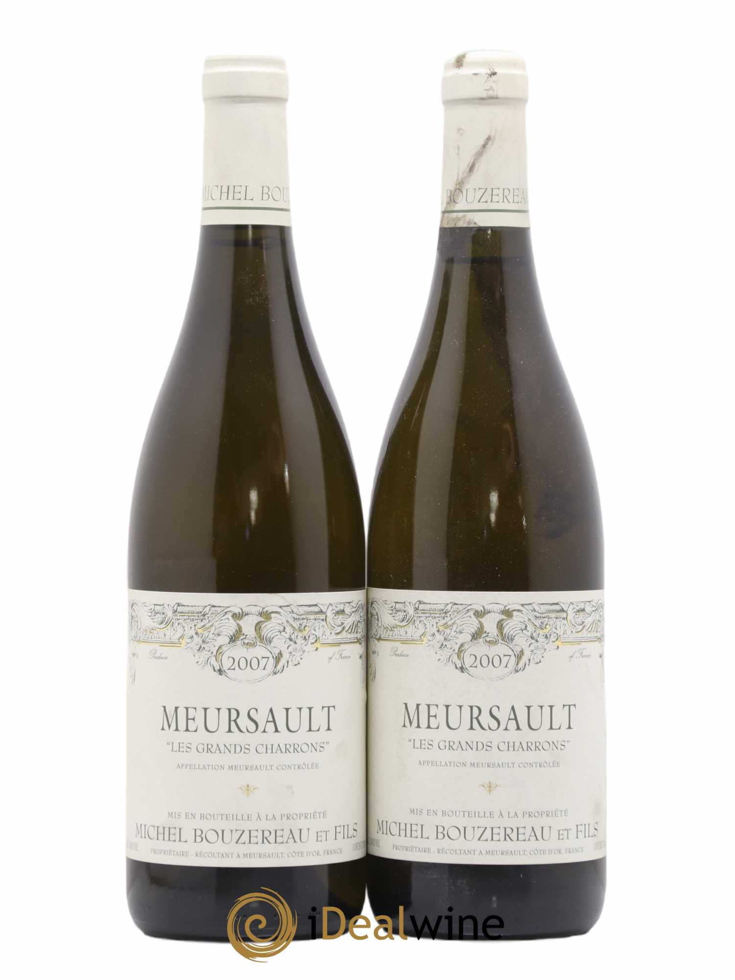 Meursault Les Grands Charrons Michel Bouzereau et Fils (Domaine) 2007 - Lot de 2 bouteilles - 0