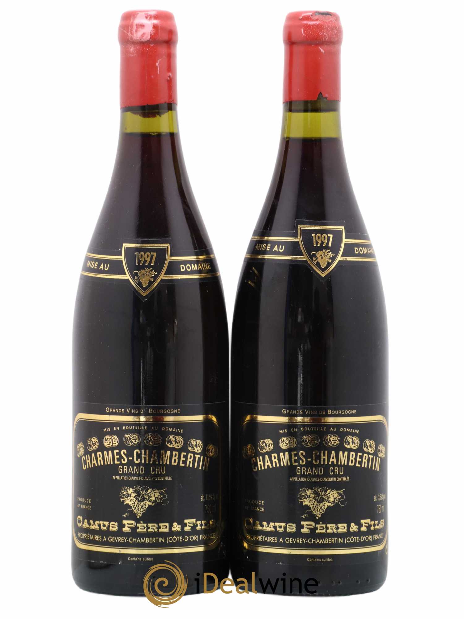 Charmes-Chambertin Grand Cru Camus Père et Fils (Domaine) 1997 - Lot de 2 bouteilles - 0