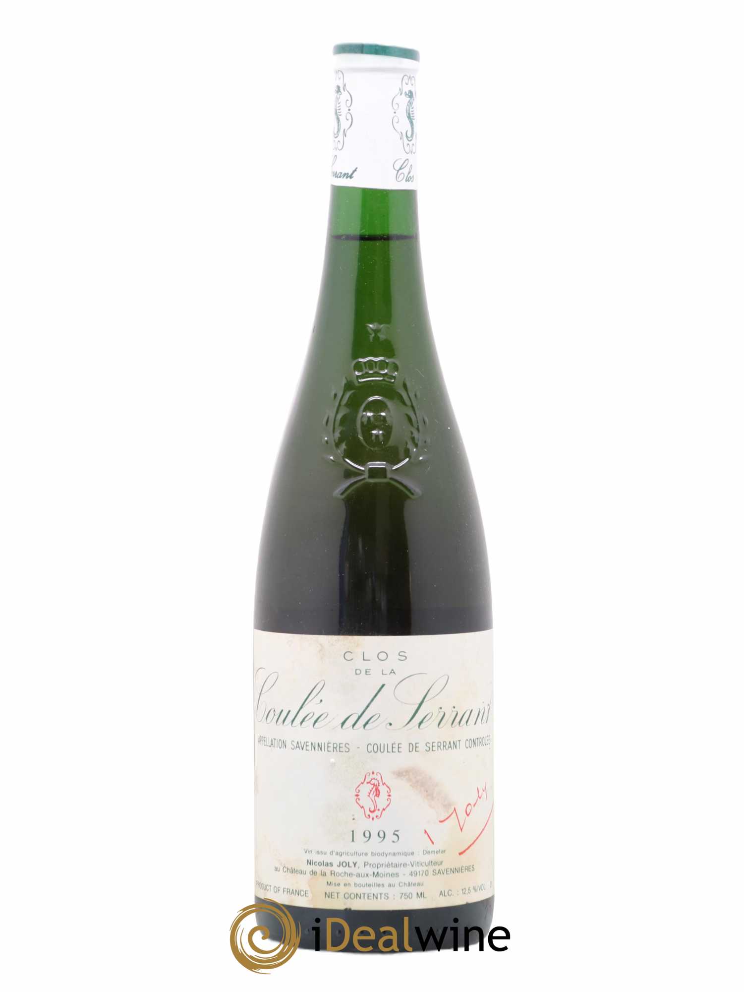 Savennières Clos de la Coulée de Serrant Vignobles de la Coulée de Serrant - Nicolas Joly 1995 - Lot de 1 bouteille - 0