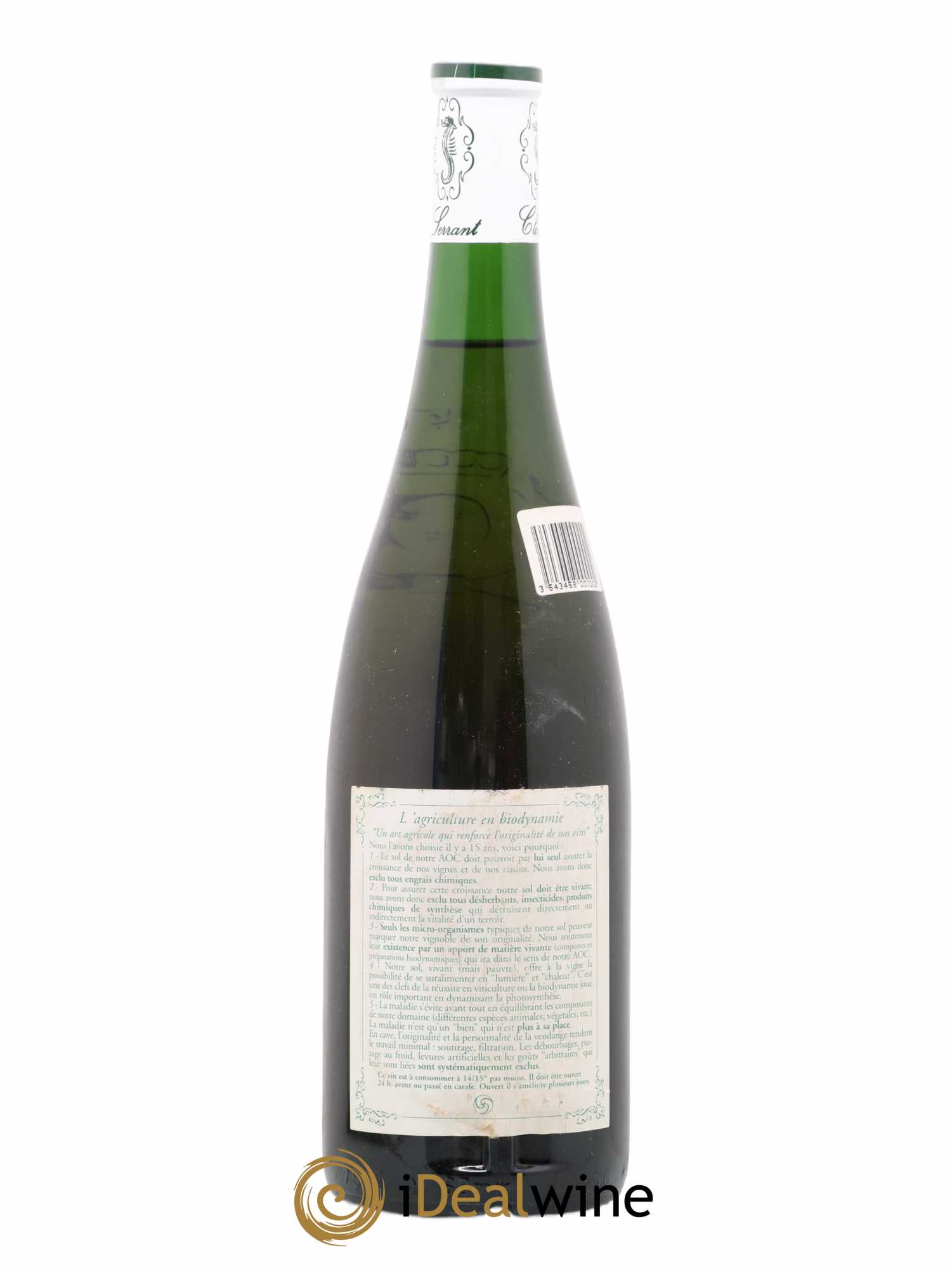 Savennières Clos de la Coulée de Serrant Vignobles de la Coulée de Serrant - Nicolas Joly 1995 - Lot de 1 bouteille - 1