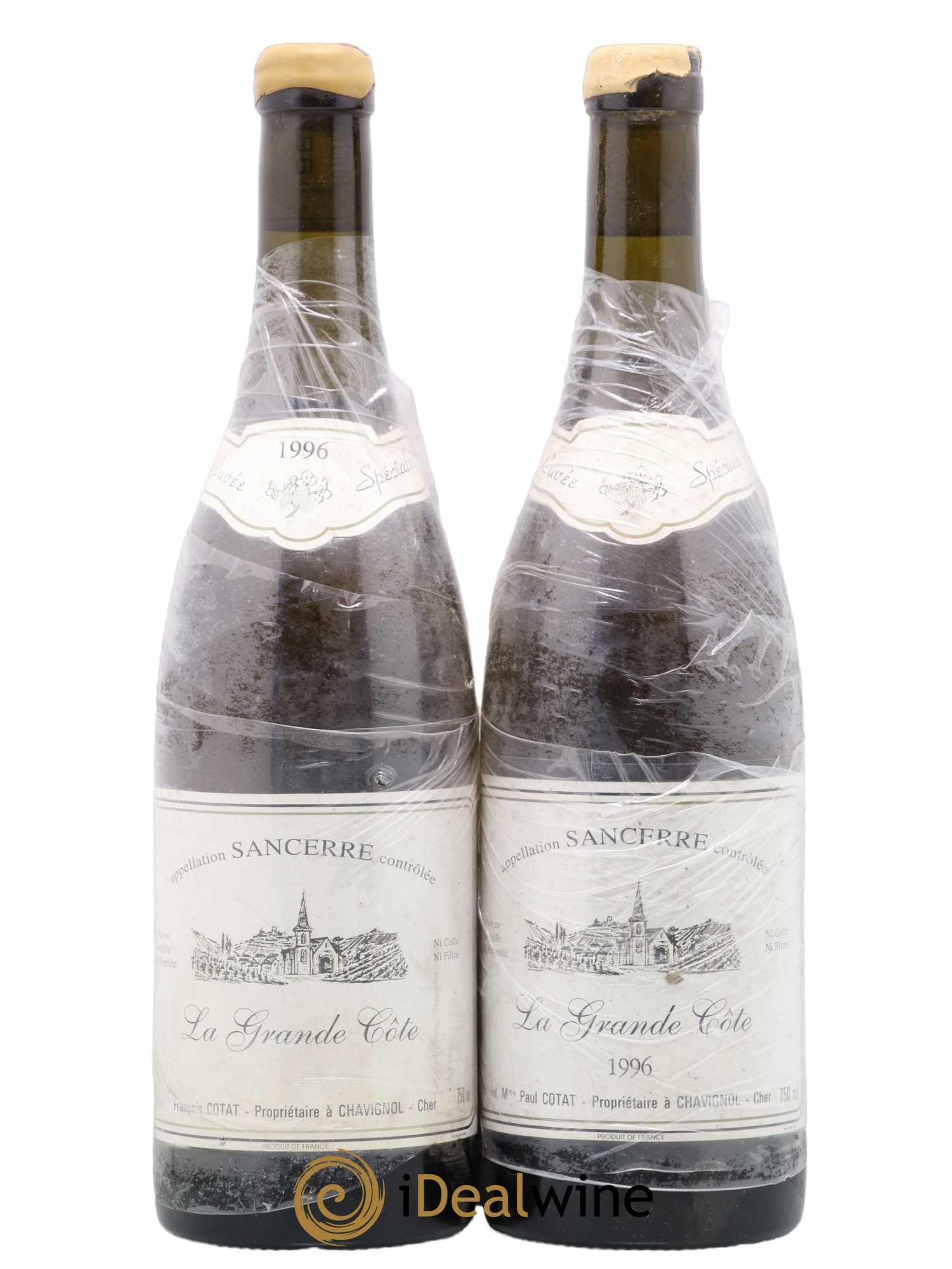 Sancerre La Grande Côte Cuvée Spéciale François Cotat 1996 - Lot de 2 bouteilles - 0