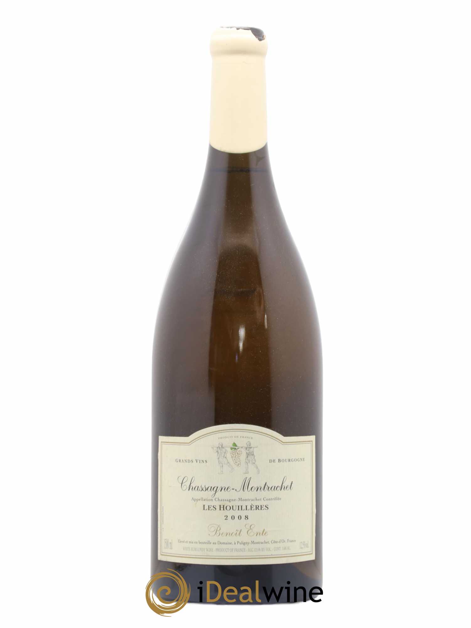 Chassagne-Montrachet Les Houillères Benoit Ente 2008 - Lot de 1 magnum - 0