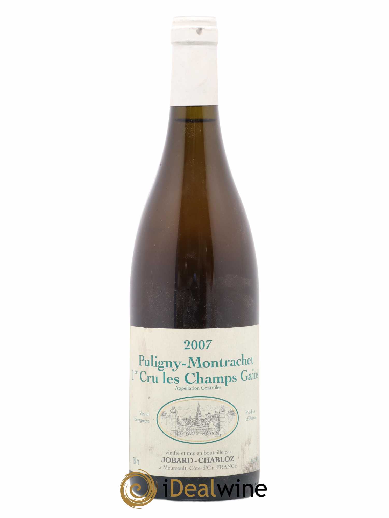 Puligny-Montrachet 1er Cru Les Champs Gains Jobard-Chabloz 2007 - Lot de 1 bouteille - 0