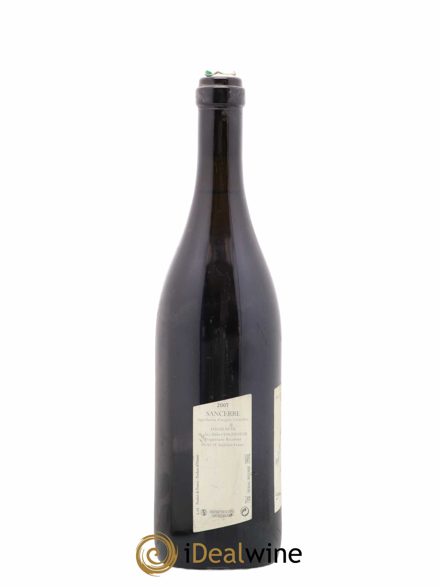 Sancerre Le Mont Damné Chavignol Dagueneau (Domaine Didier - Louis-Benjamin) 2007 - Lot de 1 bouteille - 1