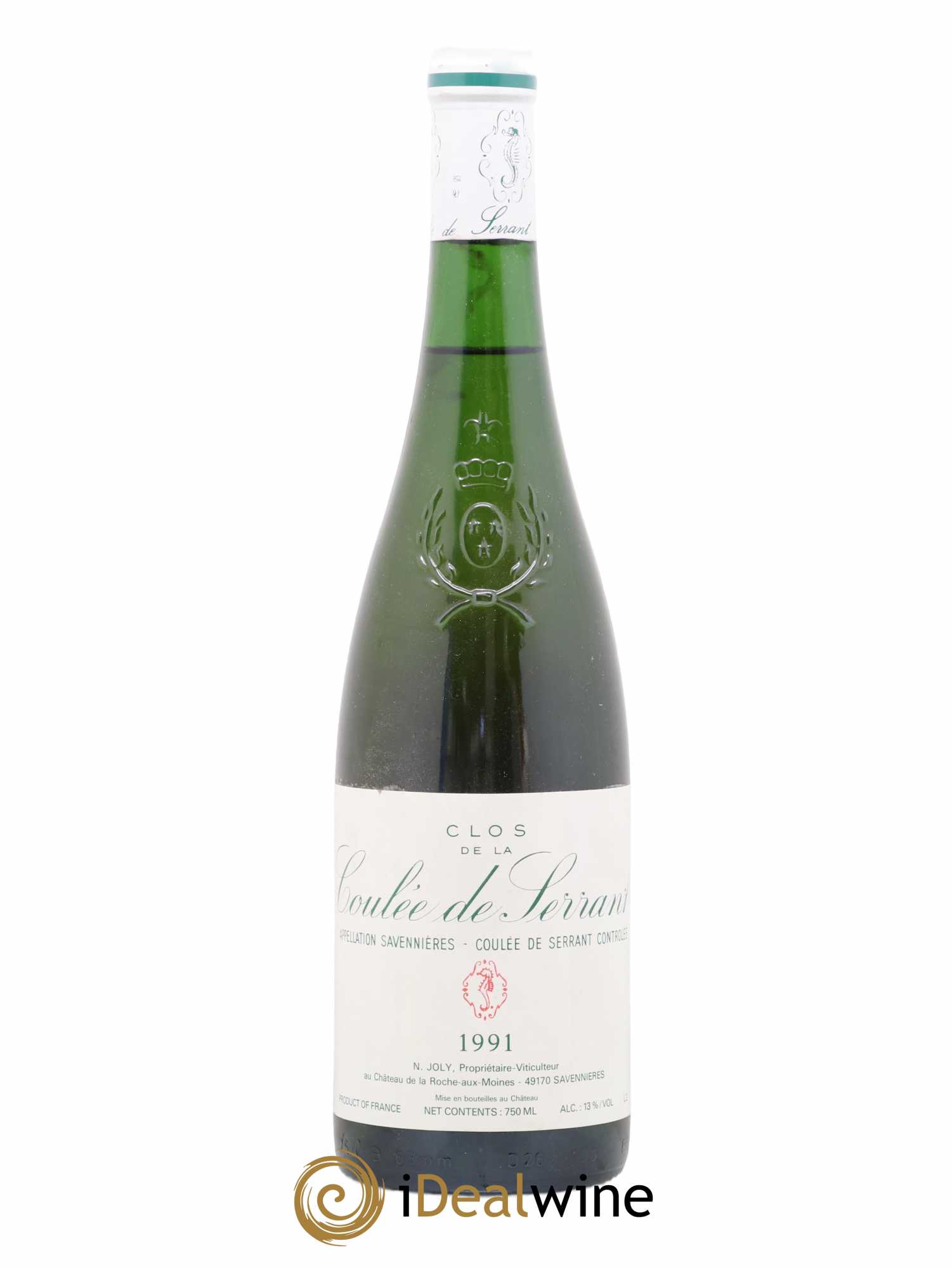 Savennières Clos de la Coulée de Serrant Vignobles de la Coulée de Serrant - Nicolas Joly 1991 - Lot de 1 bouteille - 0