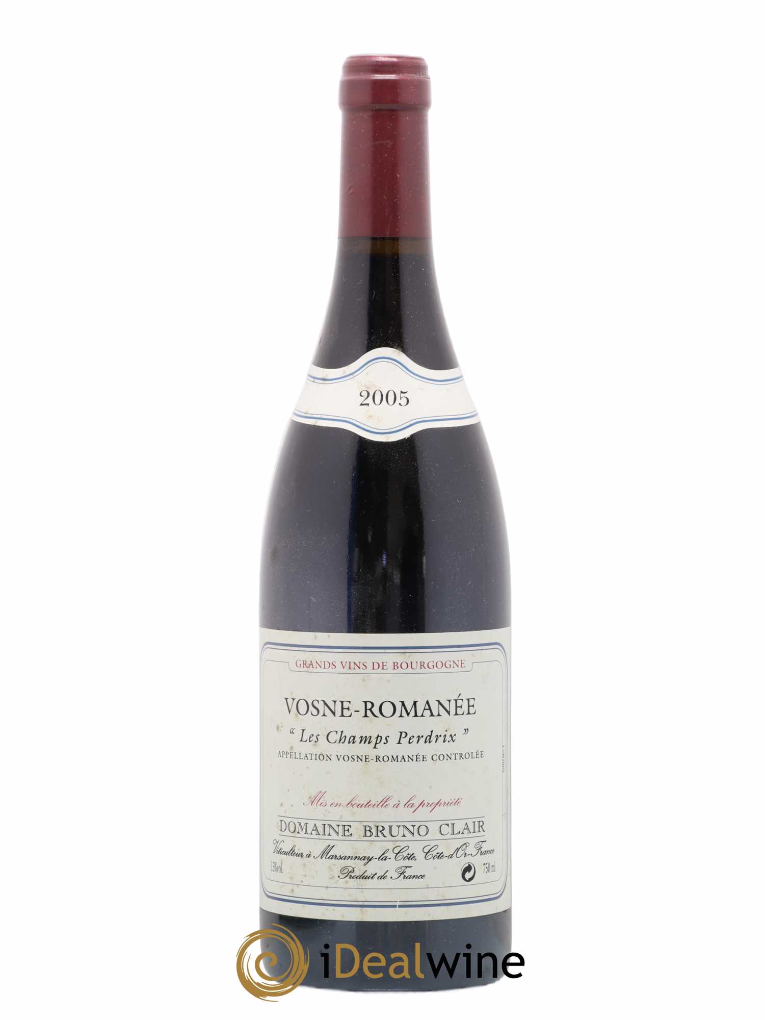 Vosne-Romanée Les Champs Perdrix Bruno Clair (Domaine) 2005 - Lot de 1 bouteille - 0