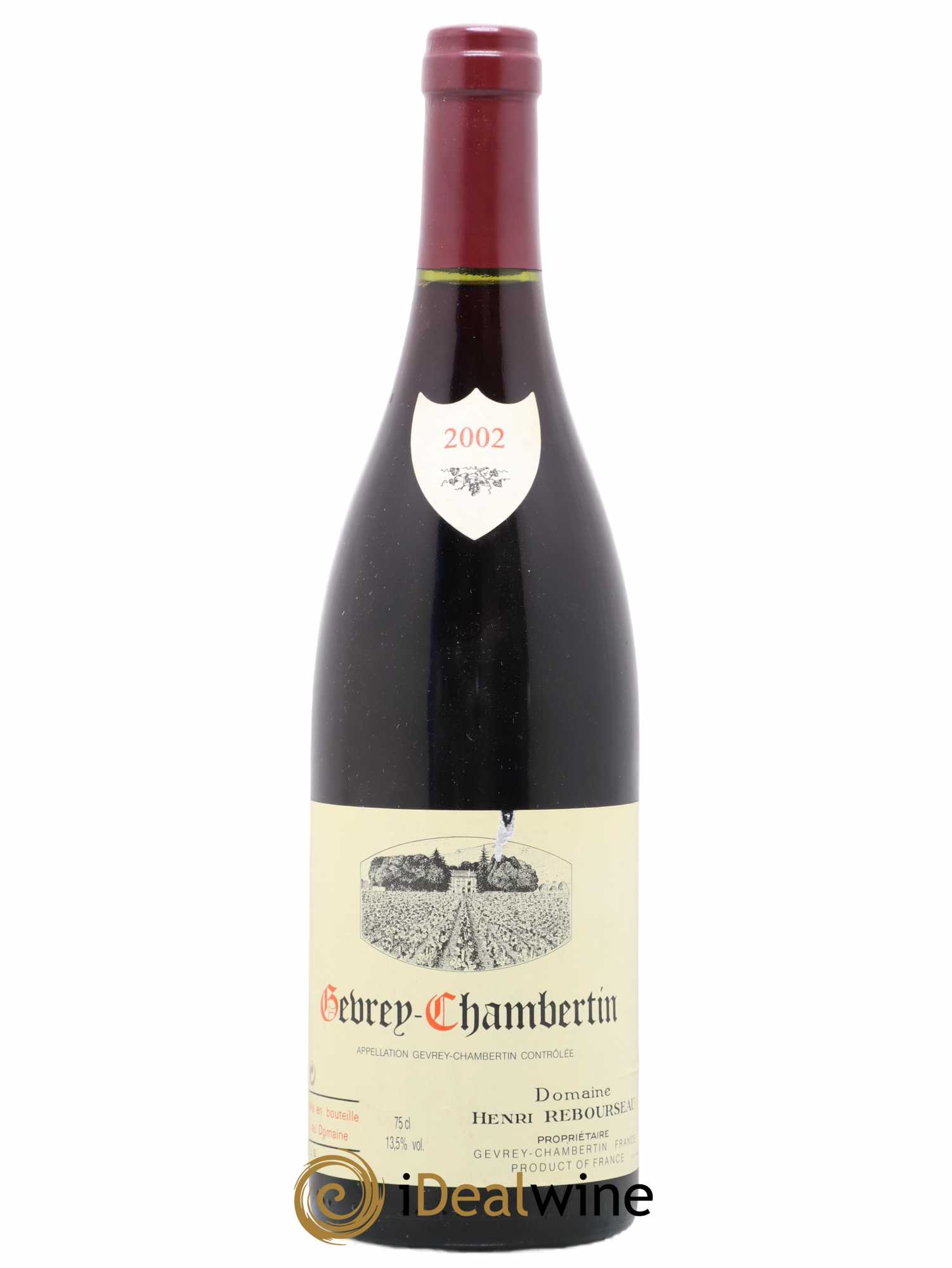 Gevrey-Chambertin Henri Rebourseau (Domaine) 2002 - Lot de 1 bouteille - 0