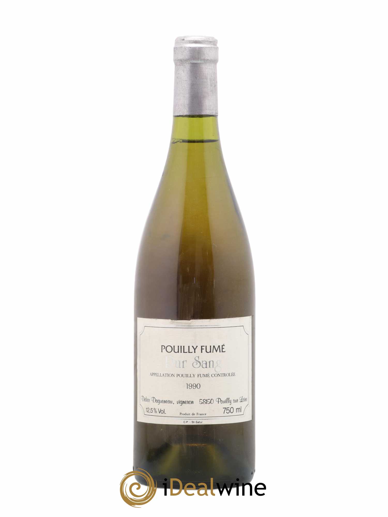 Vin de France (anciennement Pouilly-Fumé) Pur Sang Dagueneau (Domaine Didier - Louis-Benjamin) 1990 - Lot de 1 bouteille - 0