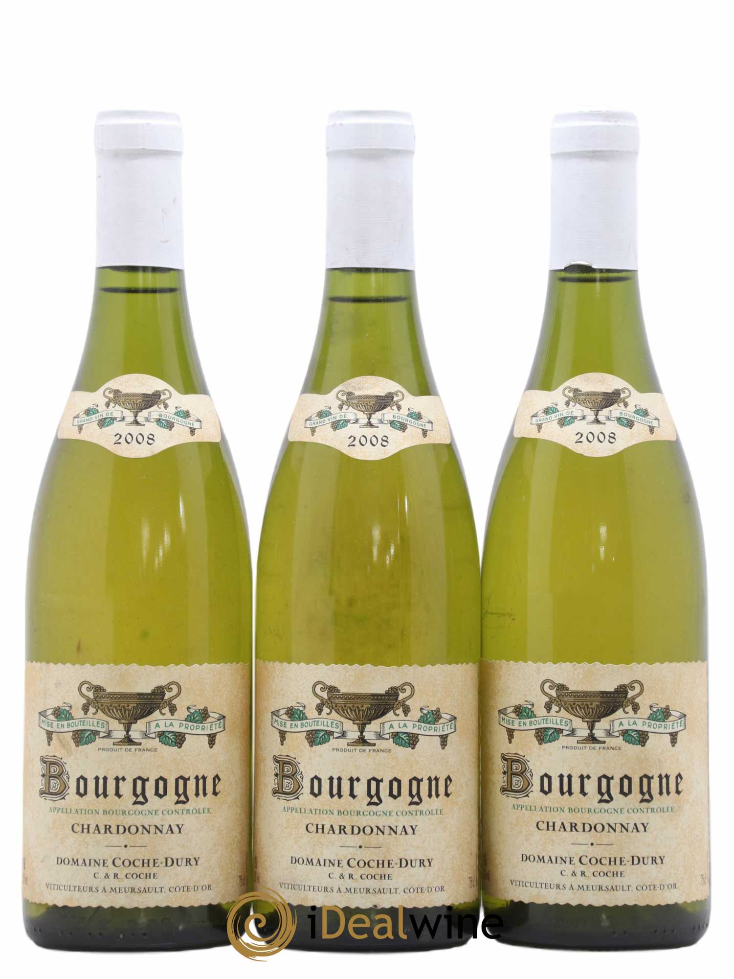 Bourgogne Coche Dury (Domaine) 2008 - Lot de 3 bouteilles - 0