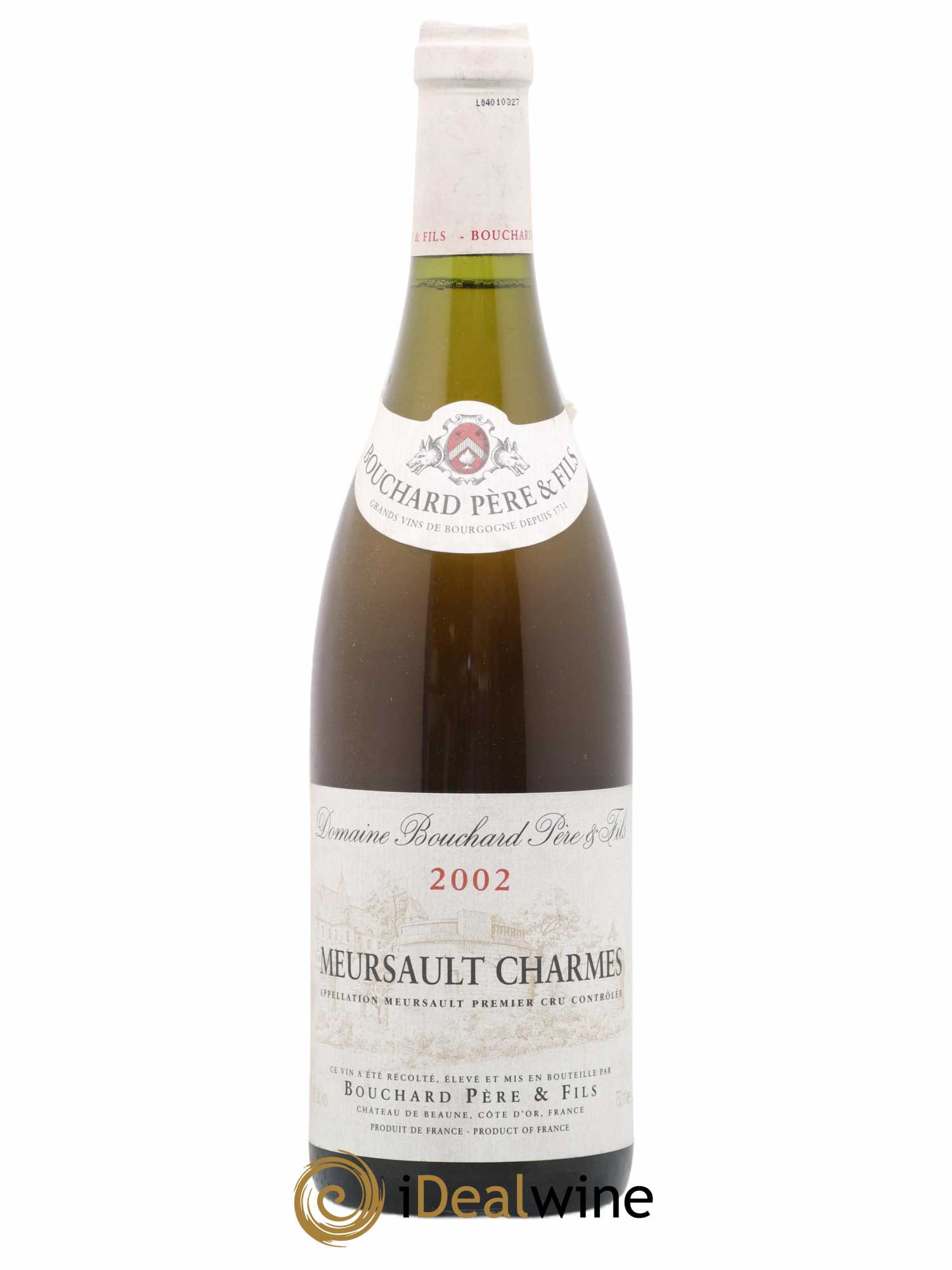 Meursault 1er Cru Charmes Bouchard Père & Fils 2002 - Lot de 1 bouteille - 0