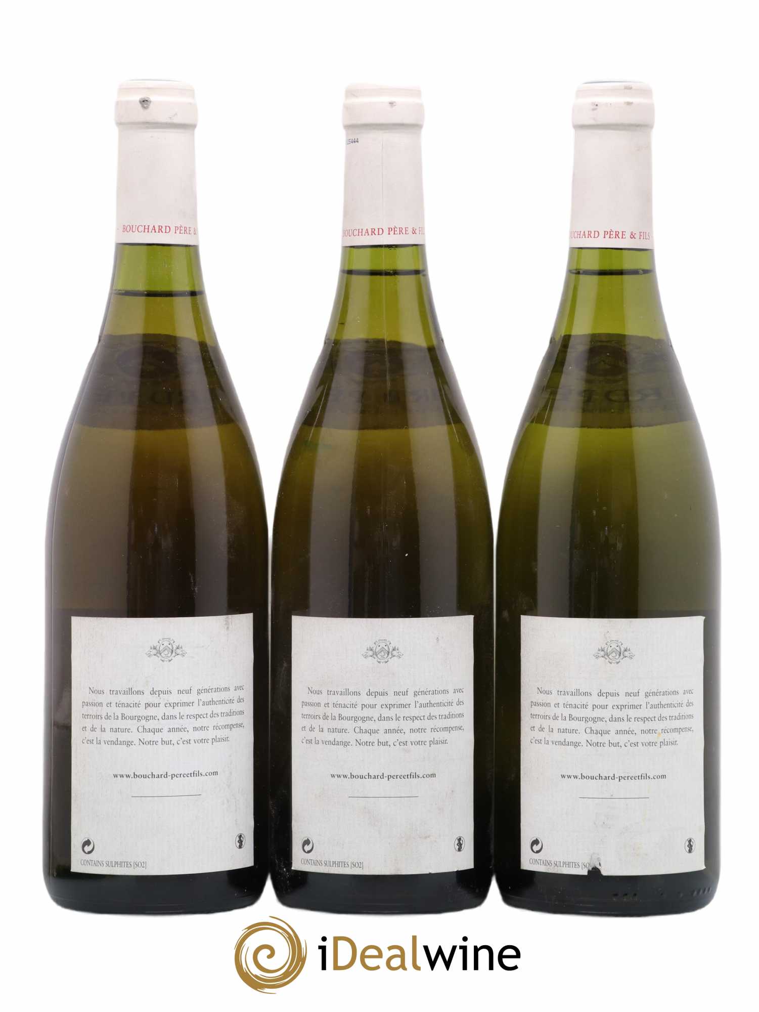 Meursault 1er Cru Genevrières Bouchard Père & Fils 2006 - Lot de 3 bouteilles - 1