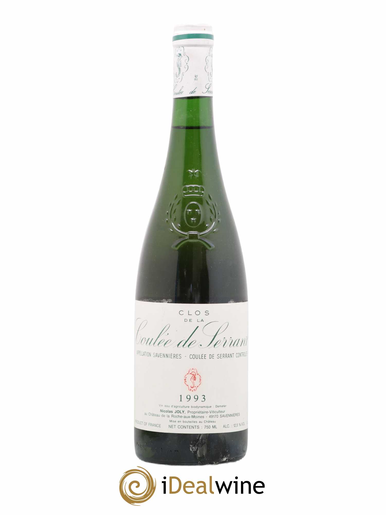Savennières Clos de la Coulée de Serrant Vignobles de la Coulée de Serrant - Nicolas Joly 1993 - Lot de 1 bouteille - 0