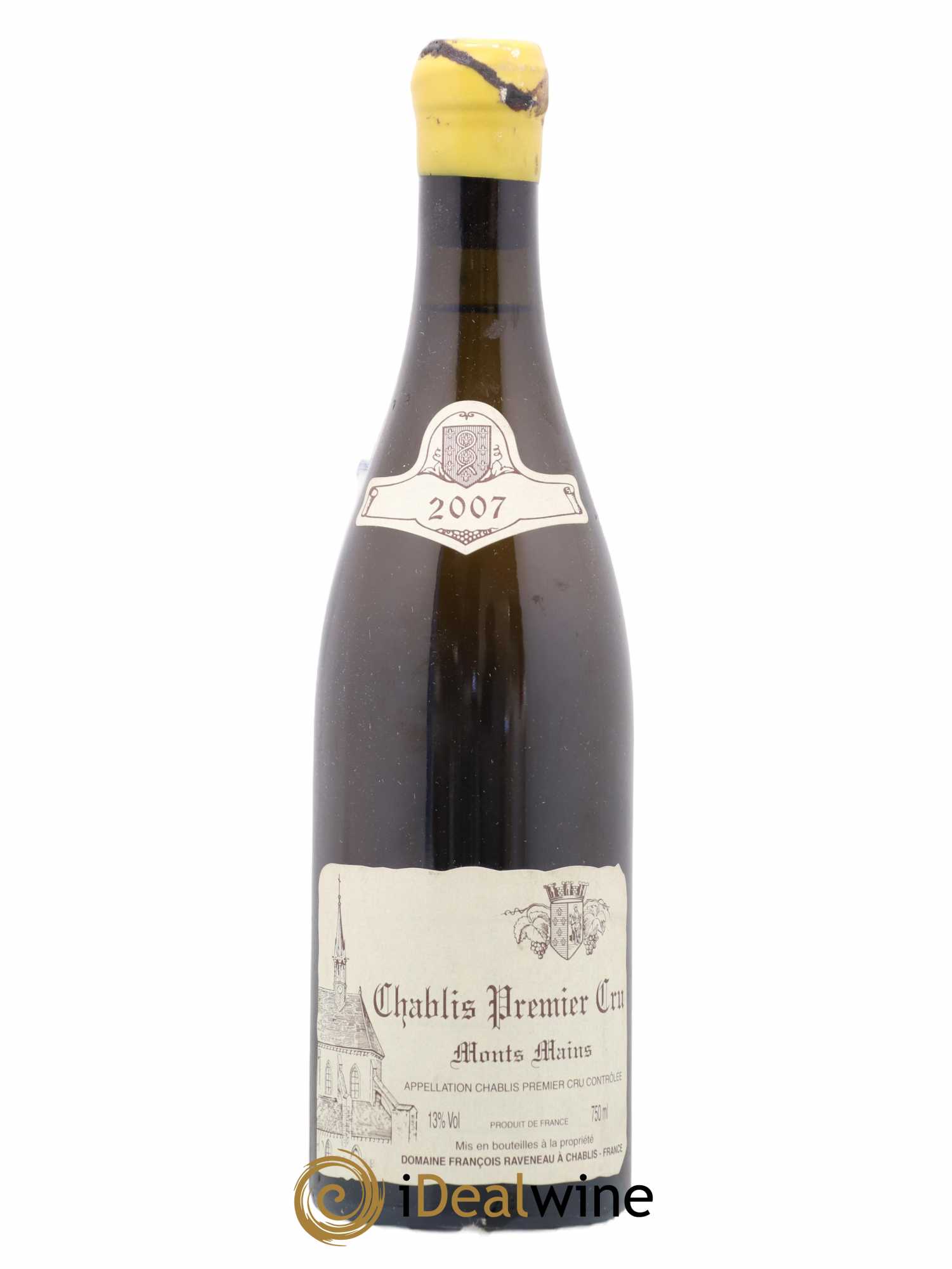 Chablis 1er Cru Monts Mains Raveneau (Domaine) 2007 - Lot de 1 bouteille - 0