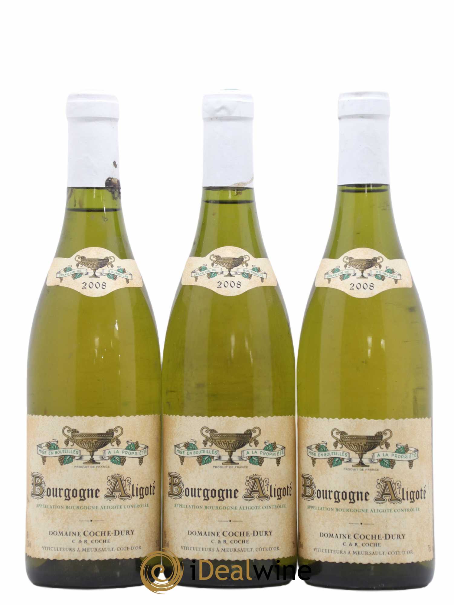Bourgogne Aligoté Coche Dury (Domaine) 2008 - Lot de 3 bouteilles - 0