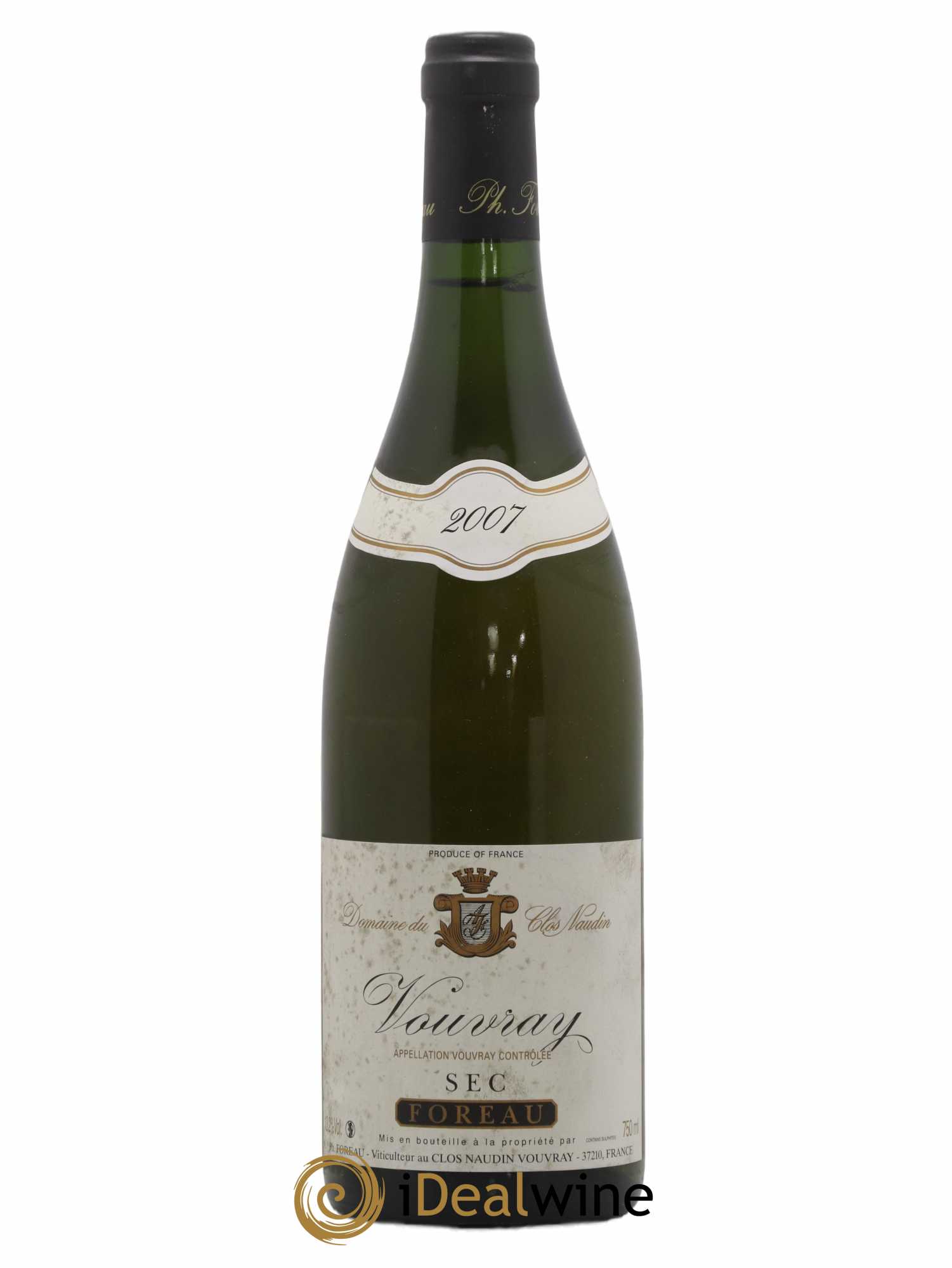 Vouvray Sec Clos Naudin - Philippe Foreau 2007 - Lot de 1 bouteille - 0