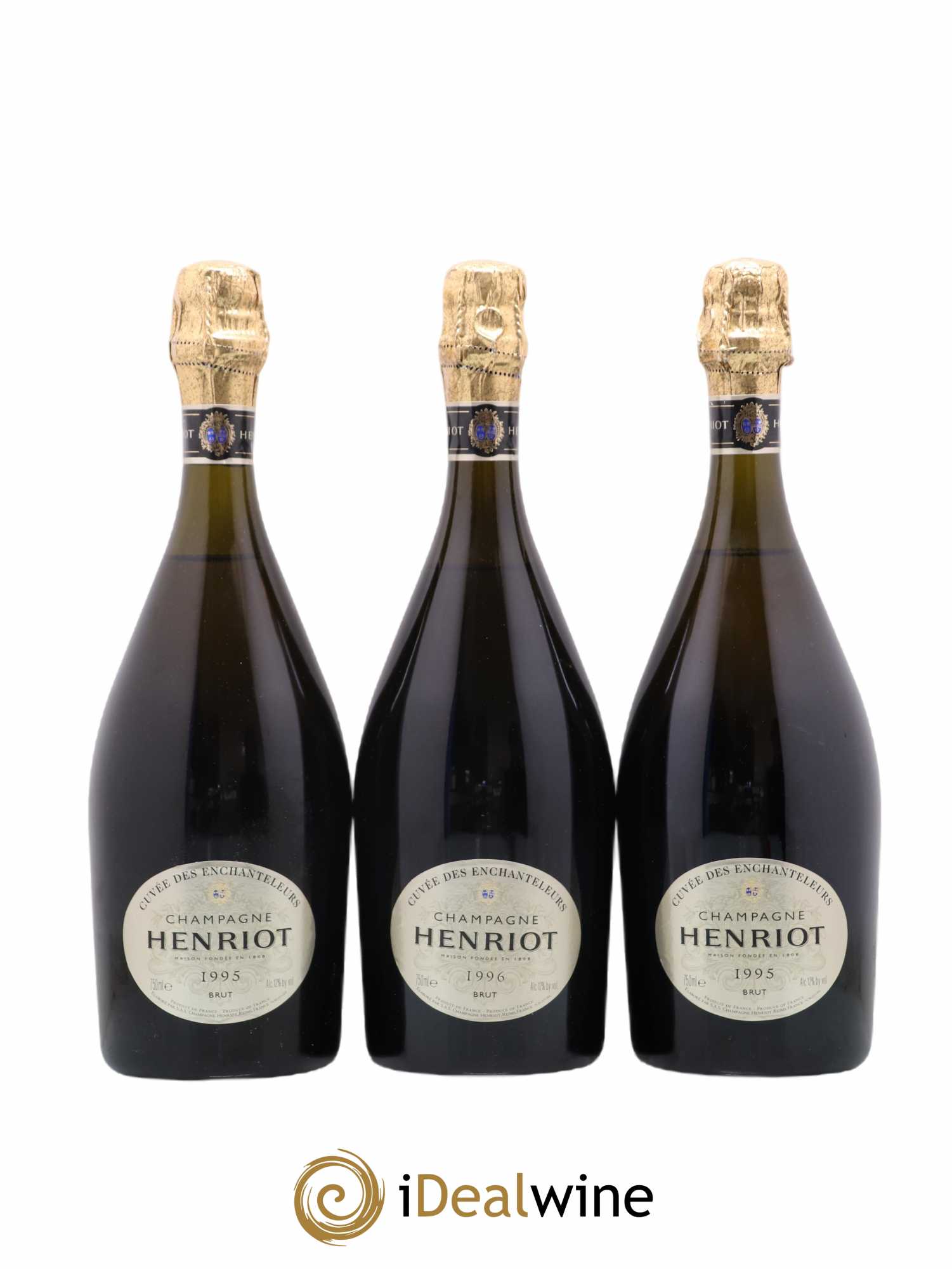 Cuvée des Enchanteleurs Henriot 1995 - Lot de 2 bouteilles - 0