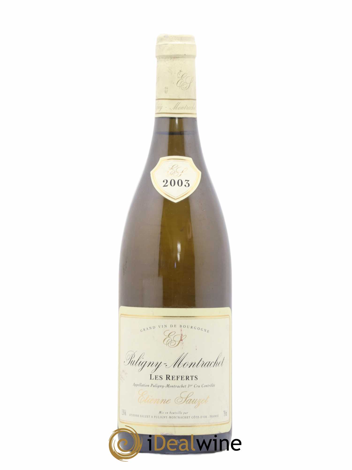 Puligny-Montrachet 1er Cru Les Referts Etienne Sauzet 2003 - Lot de 1 bouteille - 0