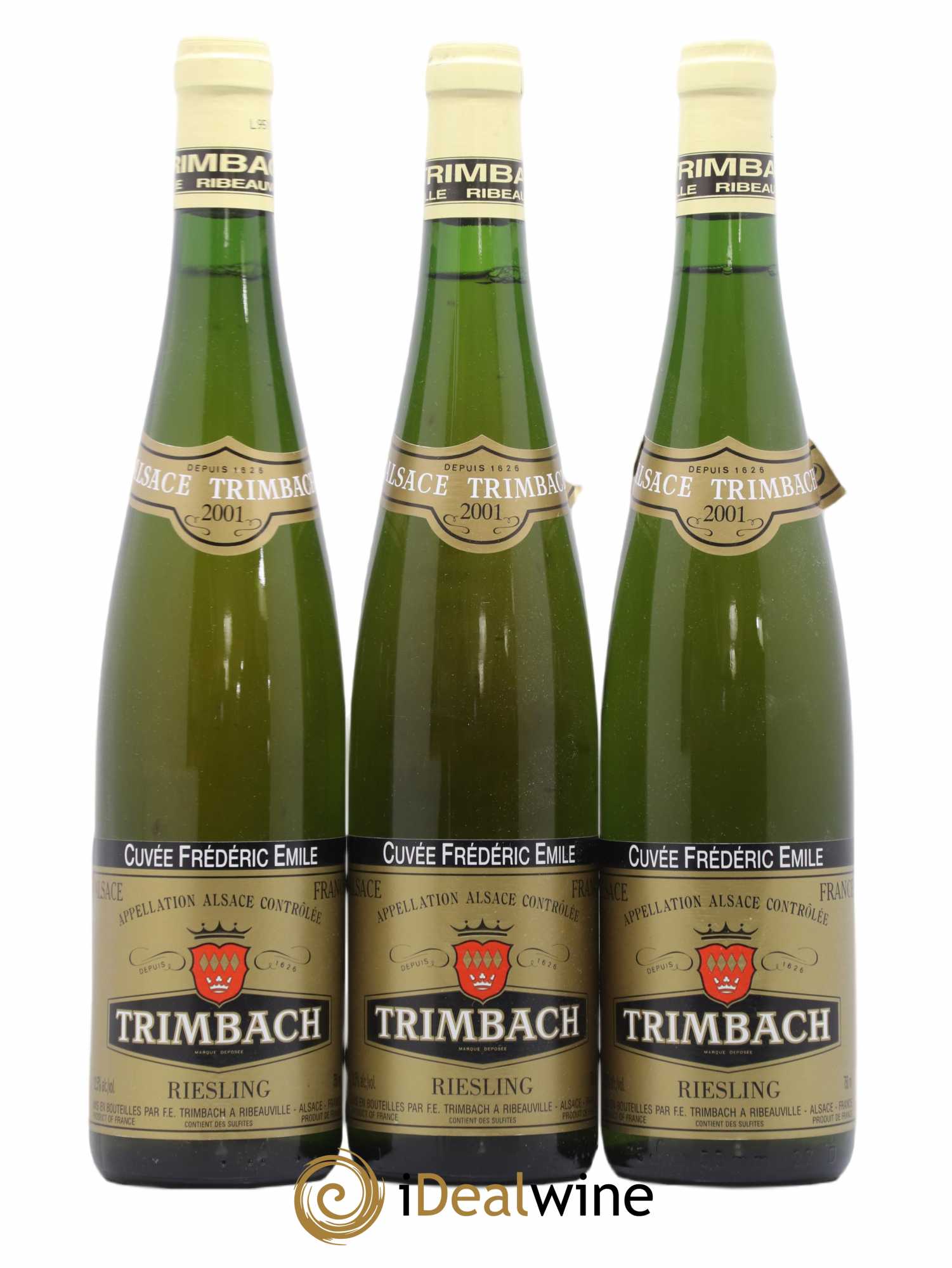 Alsace Riesling Cuvée Frédéric Emile Trimbach (Domaine) 2001 - Lot de 3 bouteilles - 0