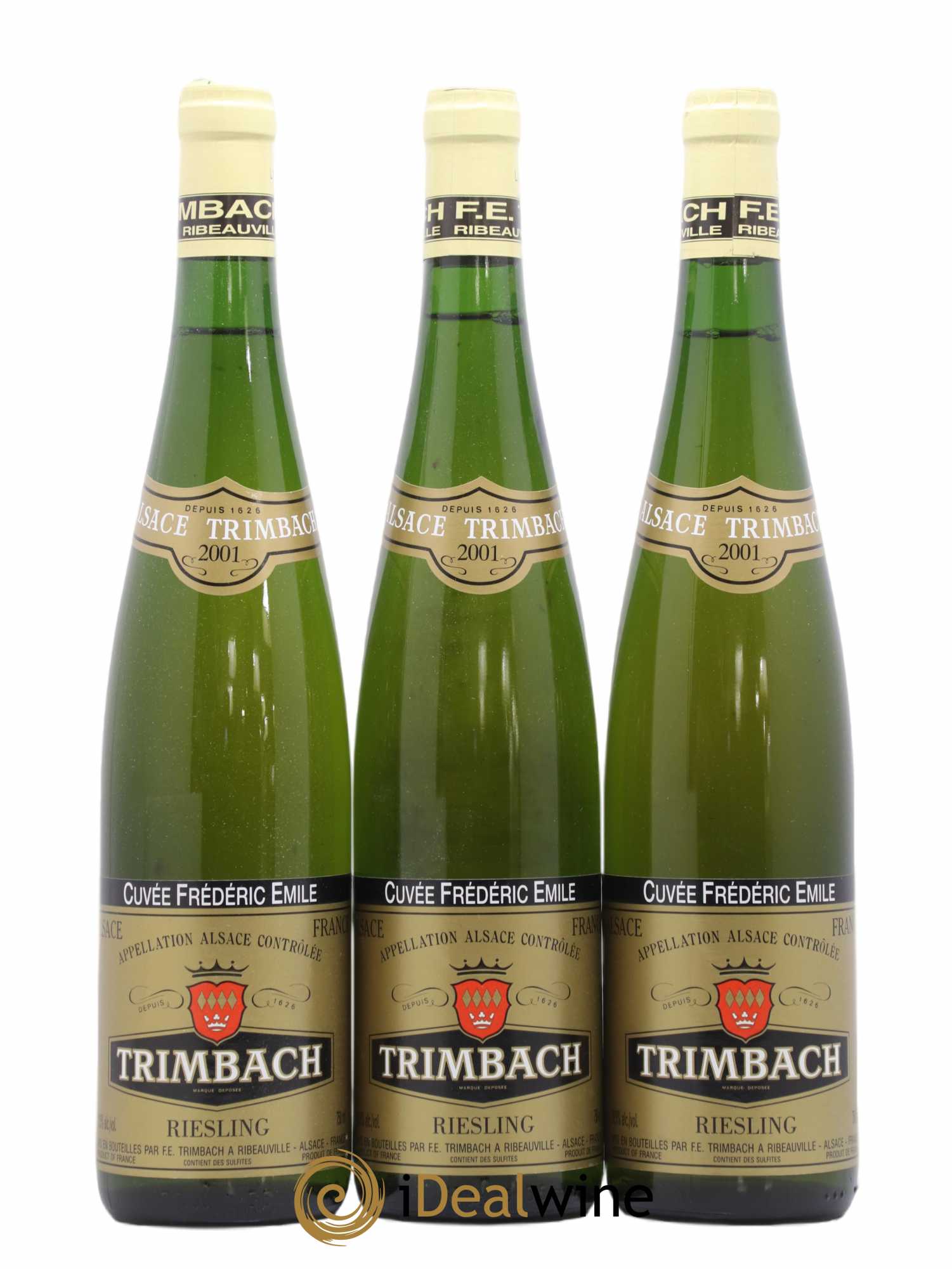 Alsace Riesling Cuvée Frédéric Emile Trimbach (Domaine) 2001 - Lot de 3 bouteilles - 0