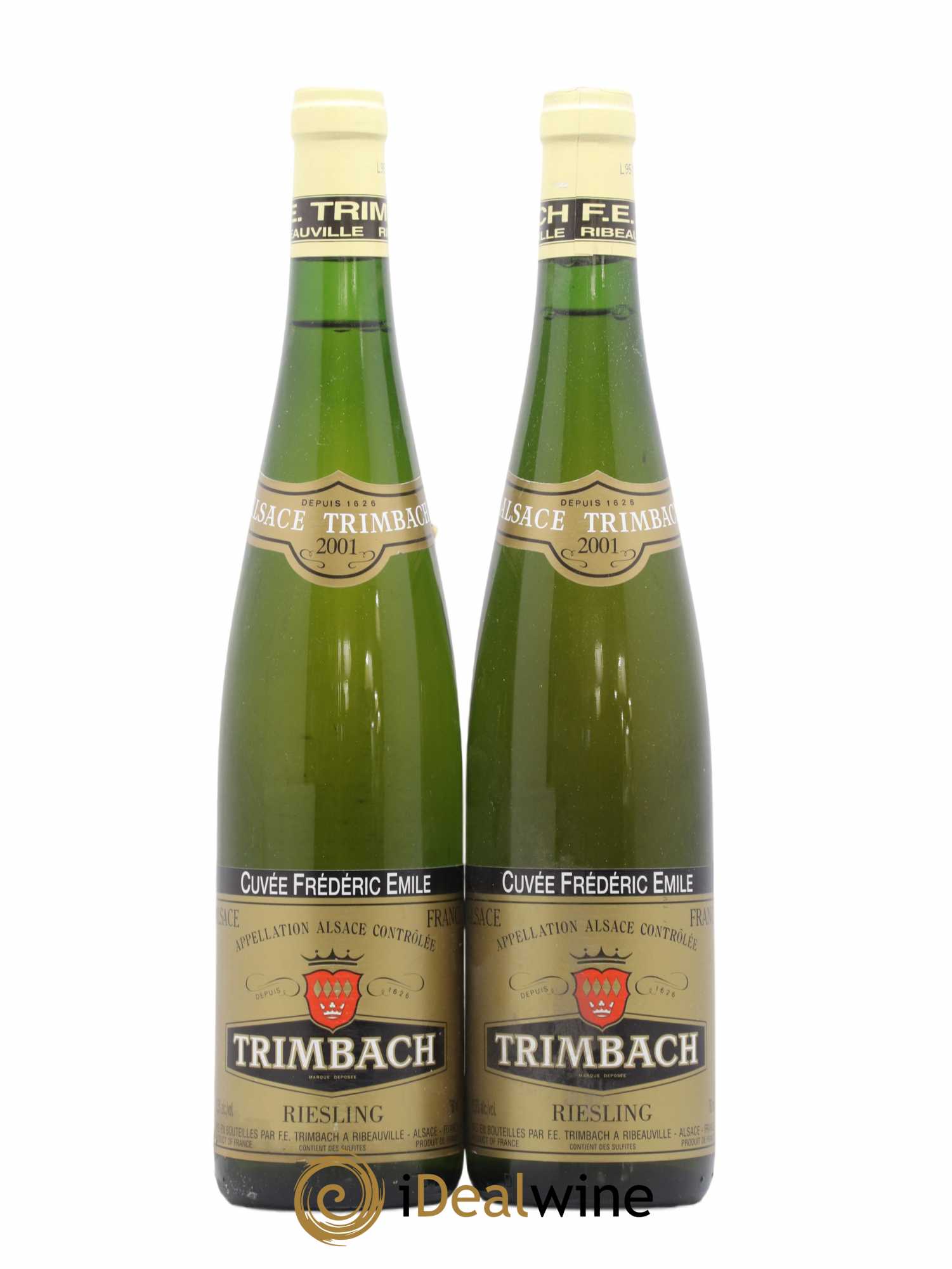 Alsace Riesling Cuvée Frédéric Emile Trimbach (Domaine) 2001 - Lot de 2 bouteilles - 0