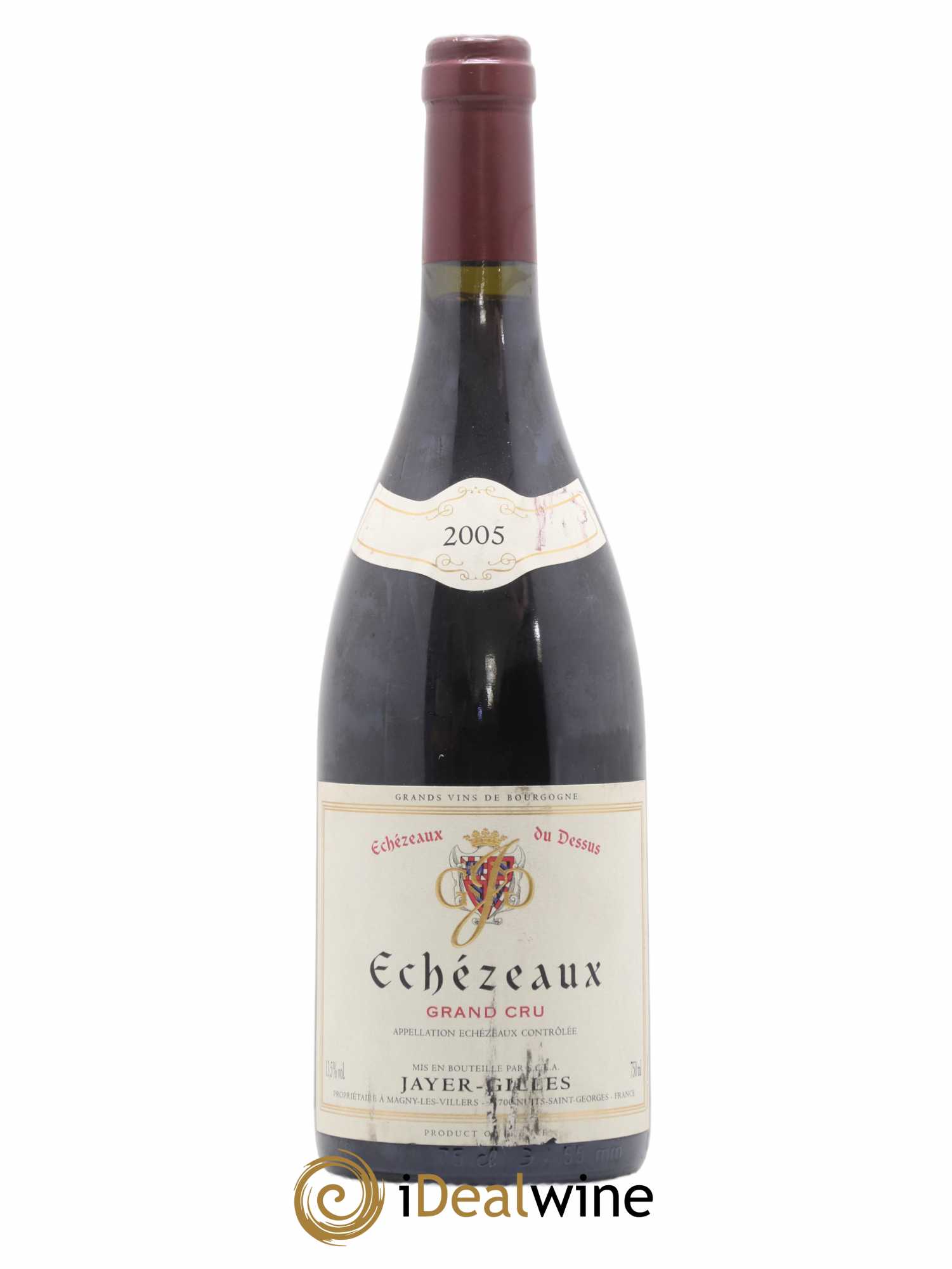 Echezeaux Grand Cru Du Dessus Hoffmann-Jayer (anciennement Jayer-Gilles) 2005 - Lot de 1 bouteille - 0