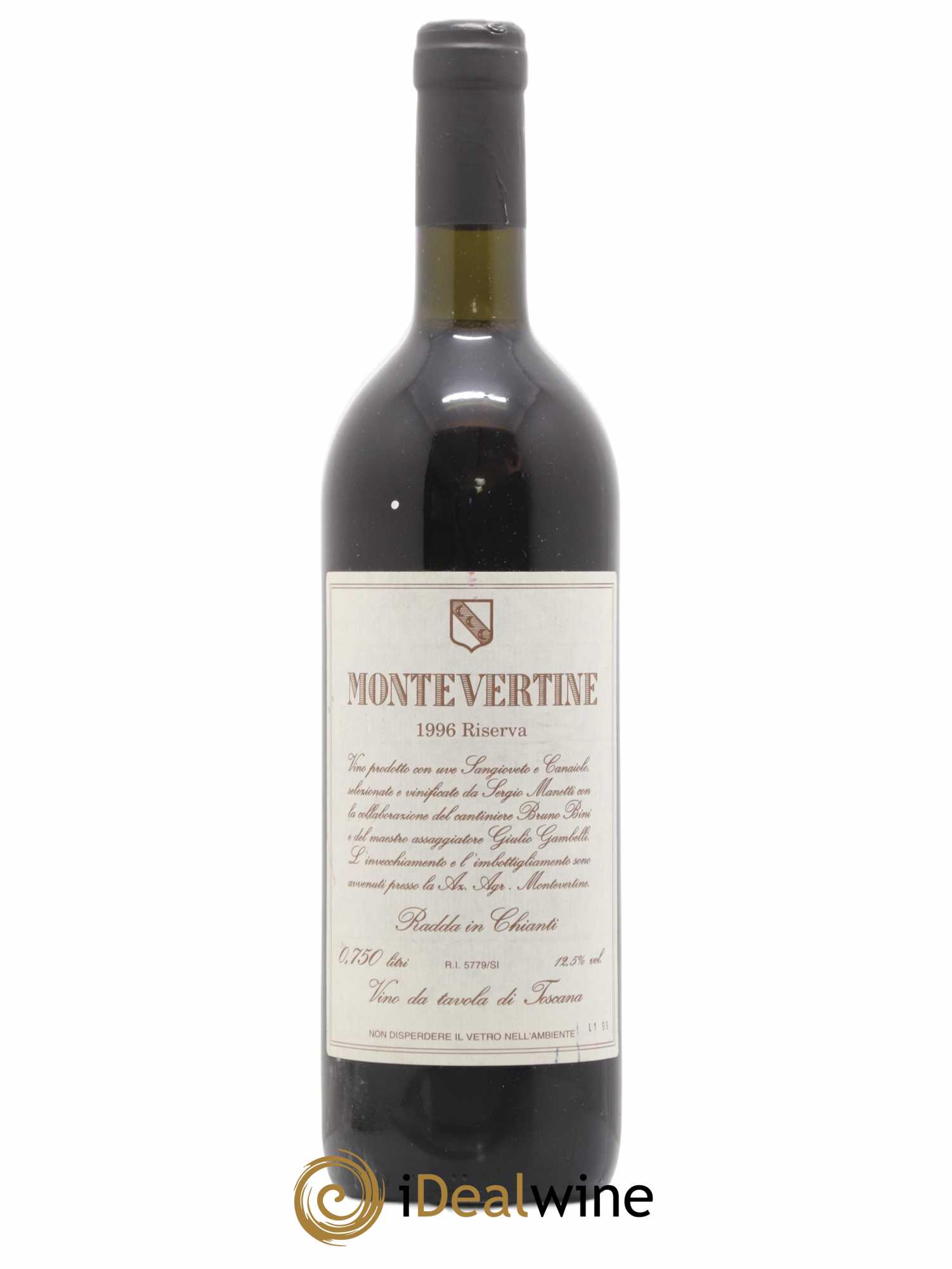 Toscana IGT Montvertine Riserva Manetti 1996 - Lot de 1 bouteille - 0