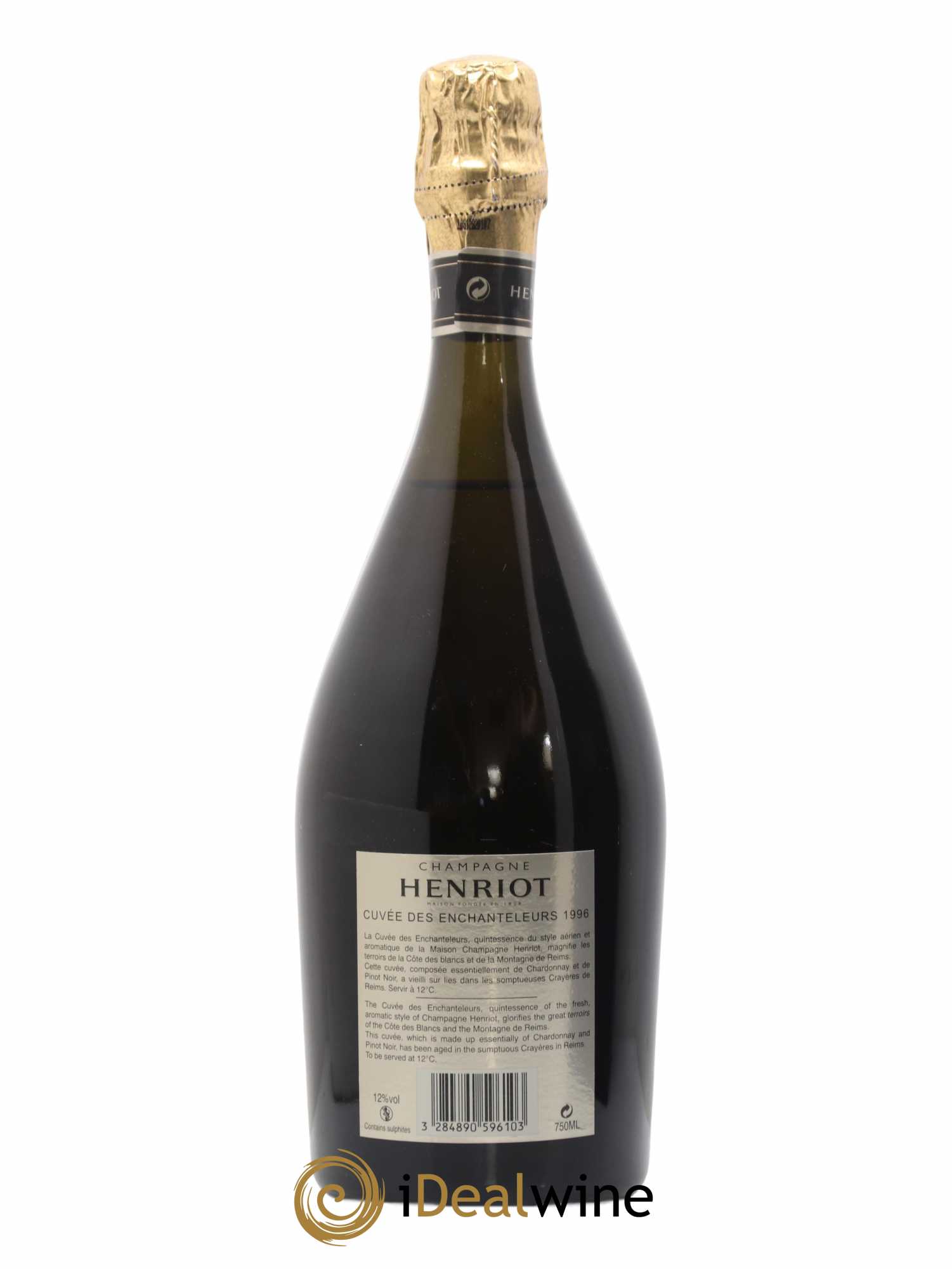 Cuvée des Enchanteleurs Henriot 1996 - Lot de 1 bouteille - 2