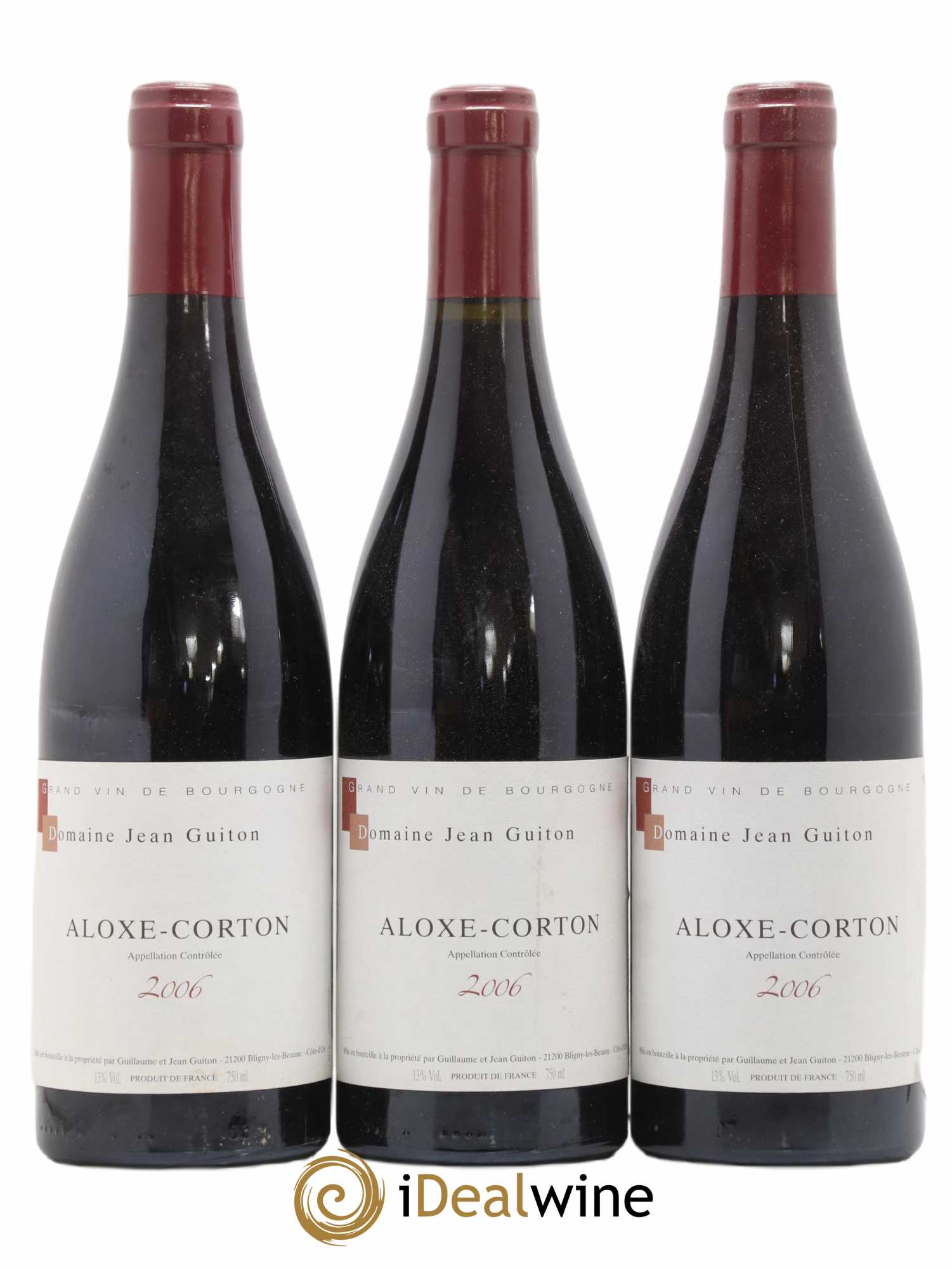 Aloxe-Corton Domaine Jean Guiton 2006 - Posten von 3 Flaschen - 0
