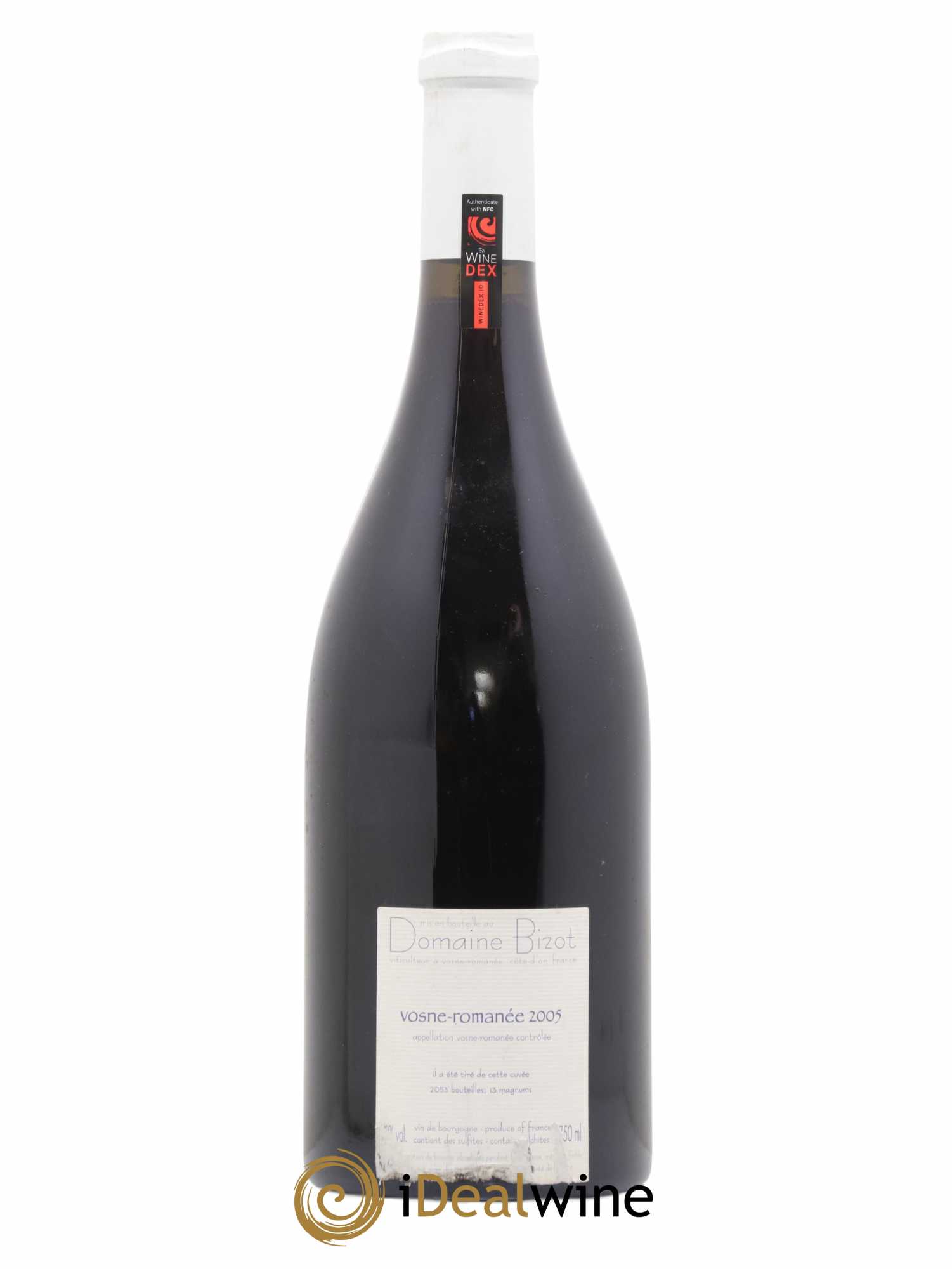 Vosne-Romanée Bizot (Domaine) 2005 - Lot de 1 bouteille - 1